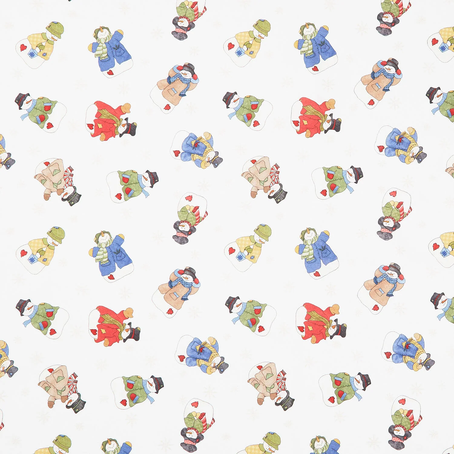 Friends & Flakes - Snowmen Multi Yardage