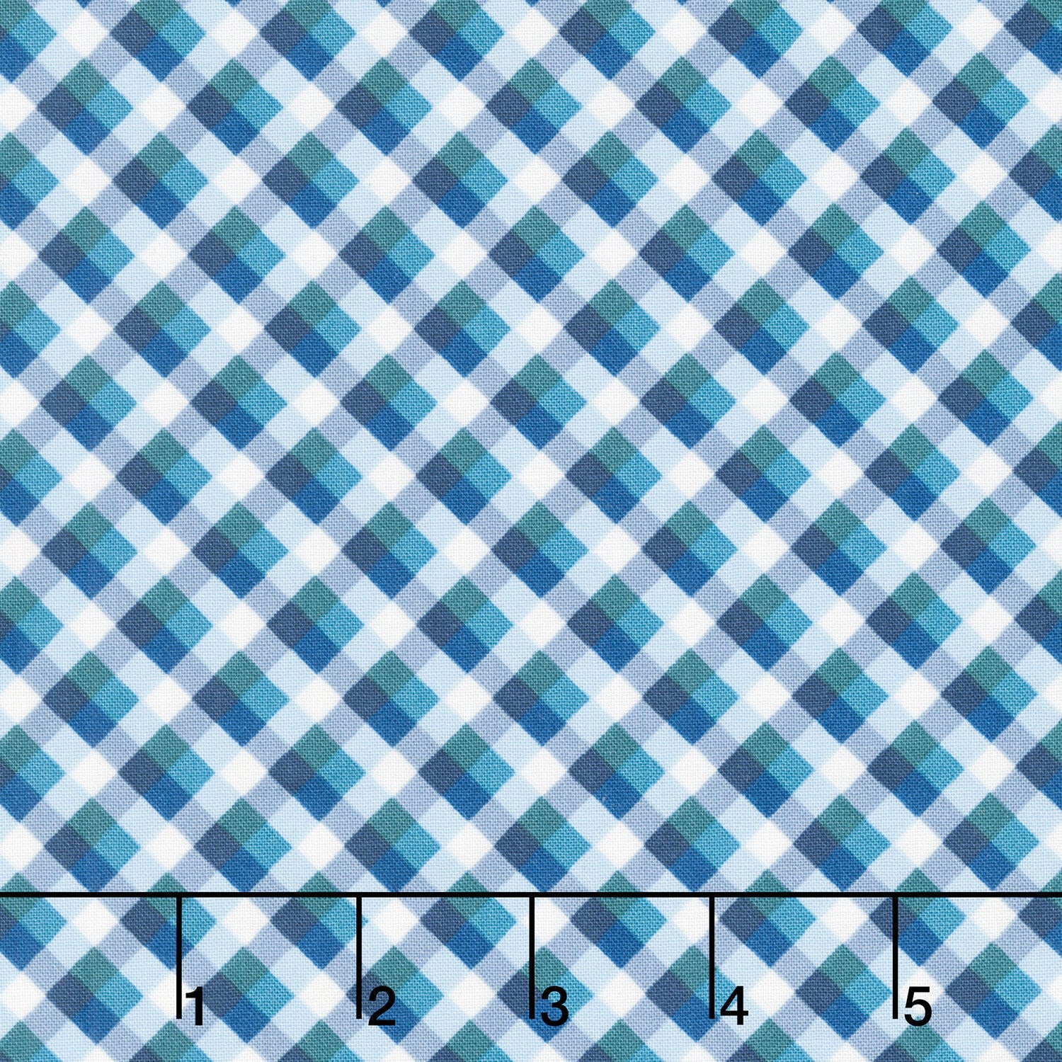 Front Porch - Picnic Gingham Sky Yardage