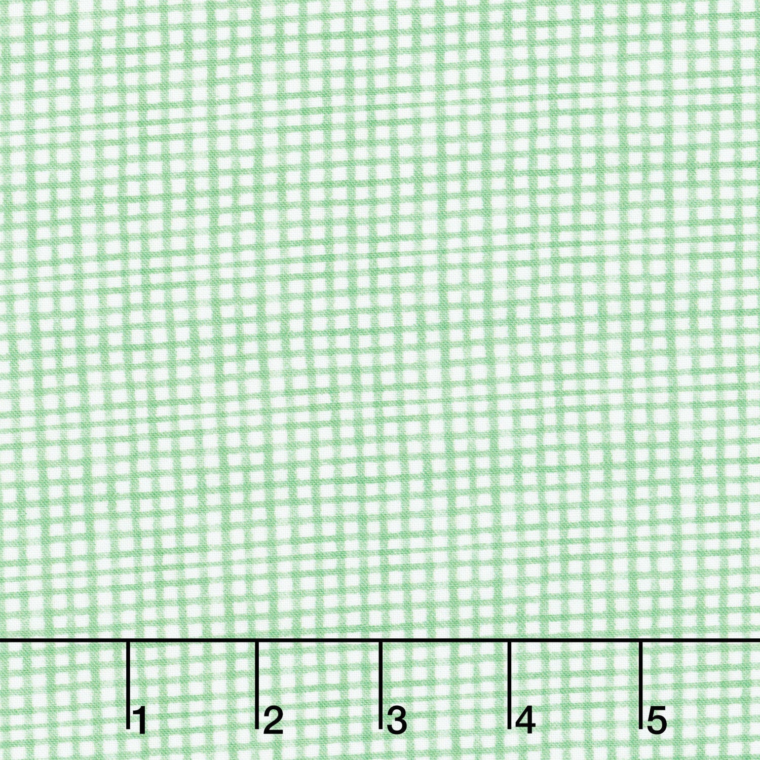Frost & Fable - Sketchy Check Green Yardage