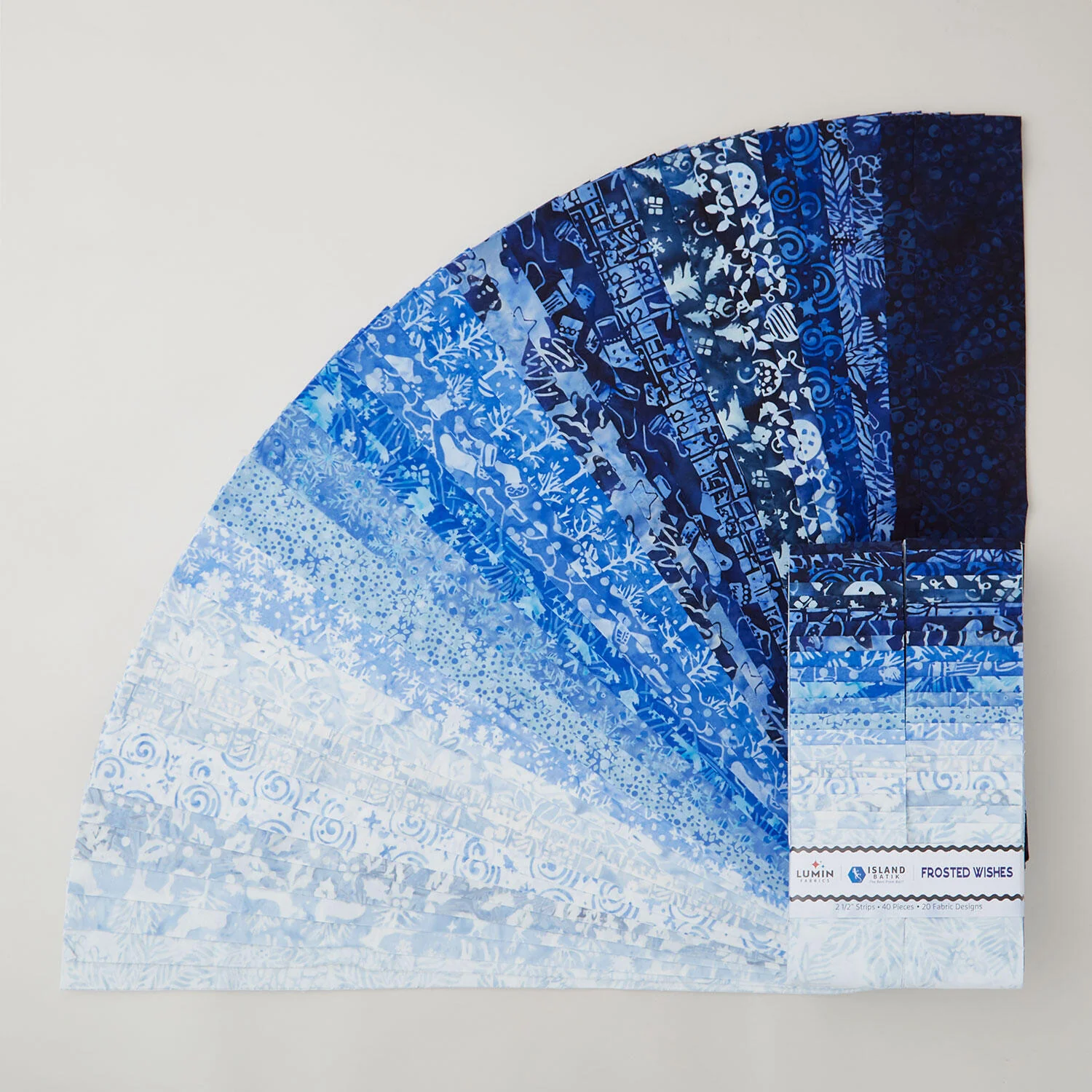 Frosted Wishes Batiks Strips - Image 2