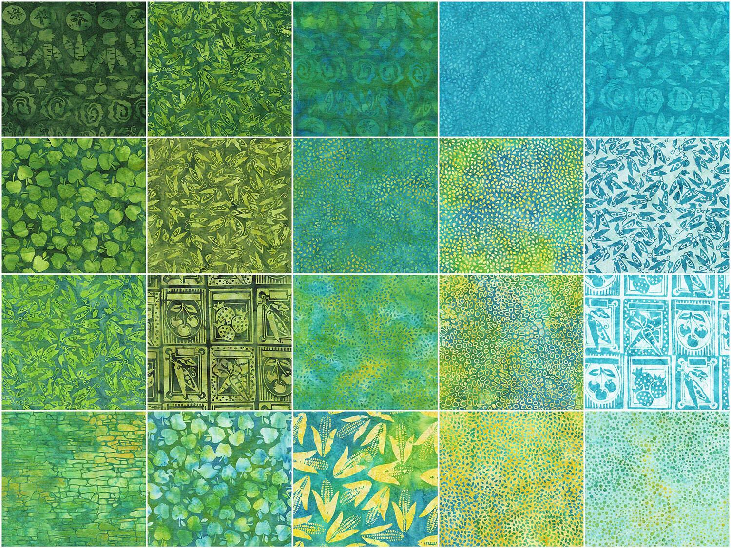 Fruit and Veggies Batiks Favorites Strips - Image 3