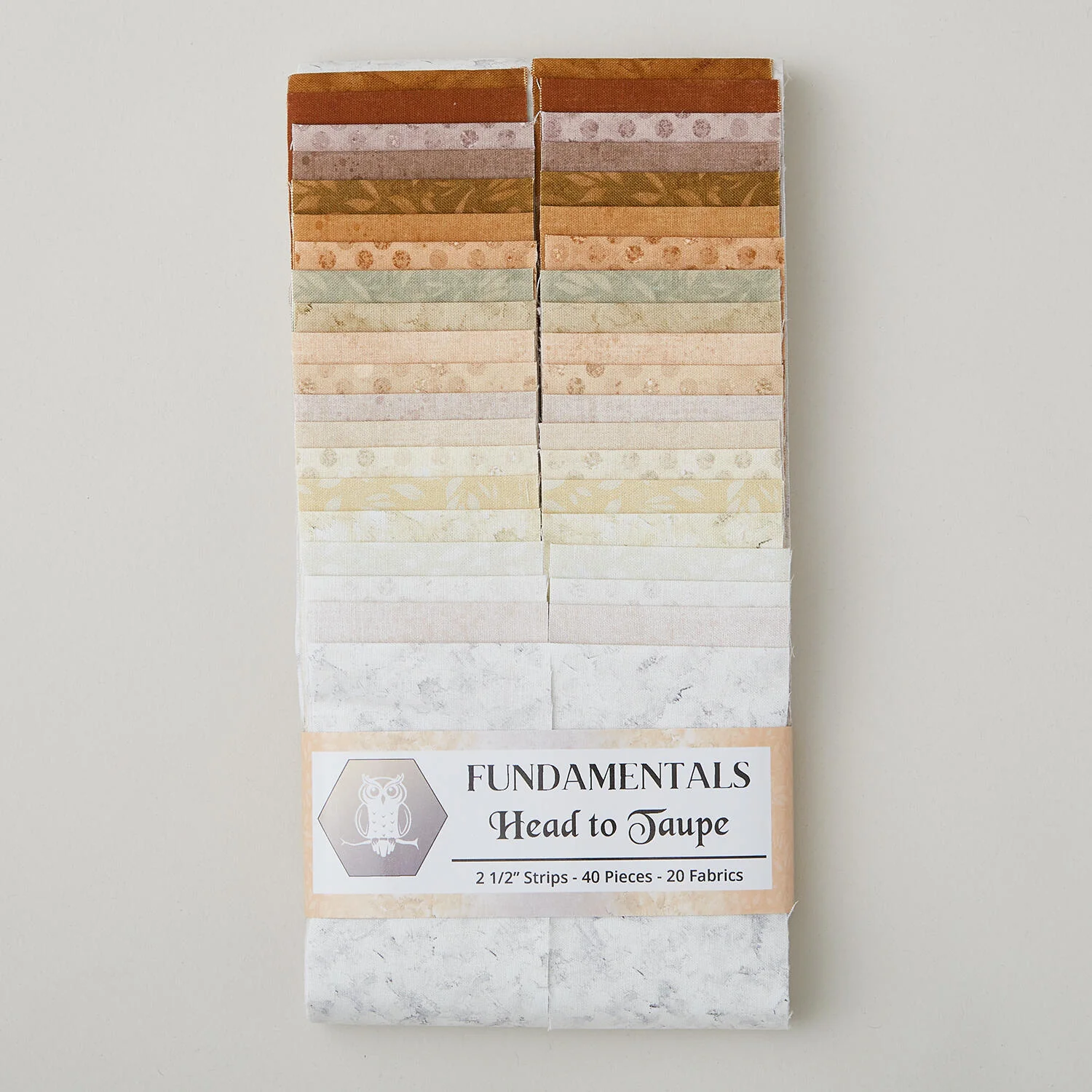 Fundamentals Head to Taupe 2 1/2" Strips - Image 2