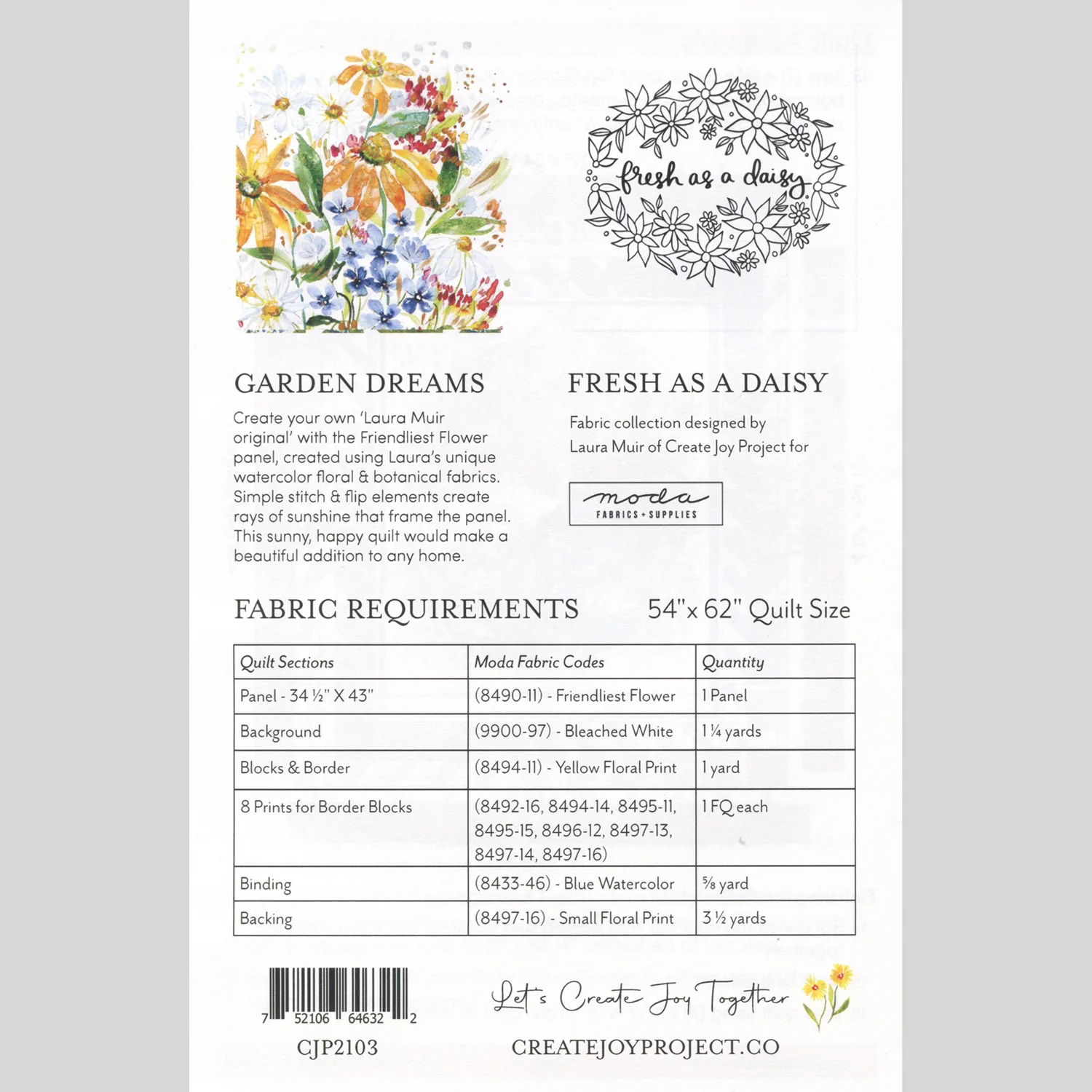 Garden Dreams Quilt Pattern - Image 2