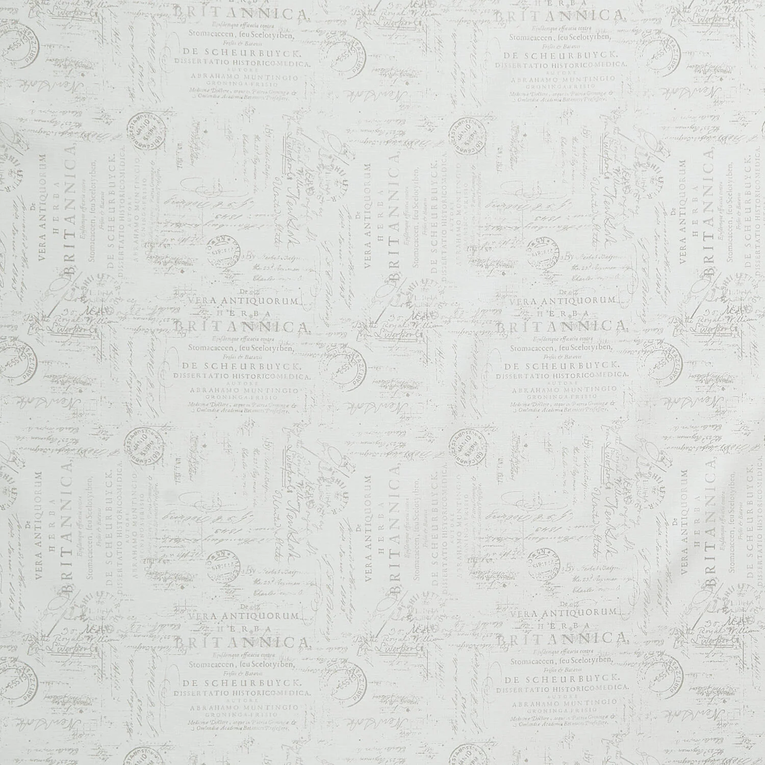 Garden Grace - Script Texture Cream Yardage