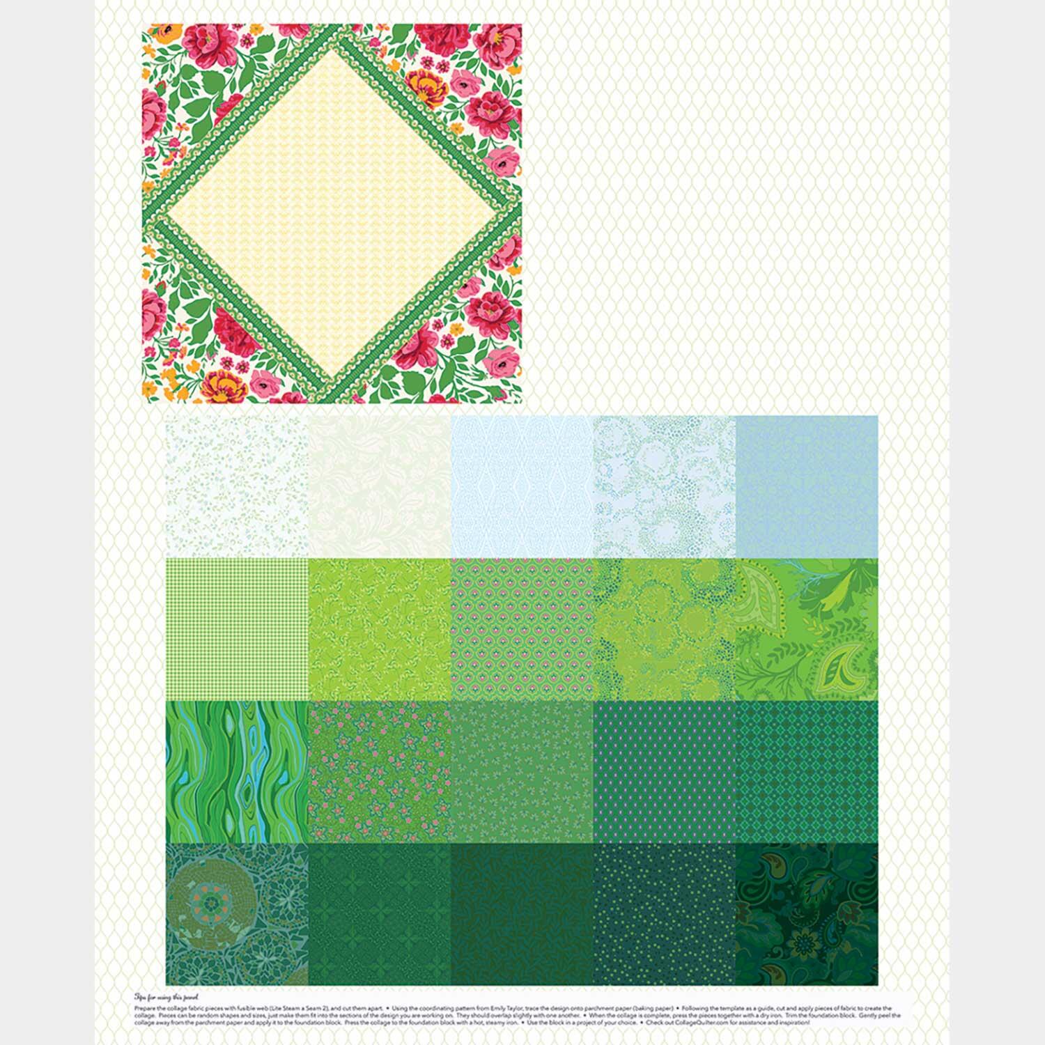 Garden Party - Peas Please Multi Panel