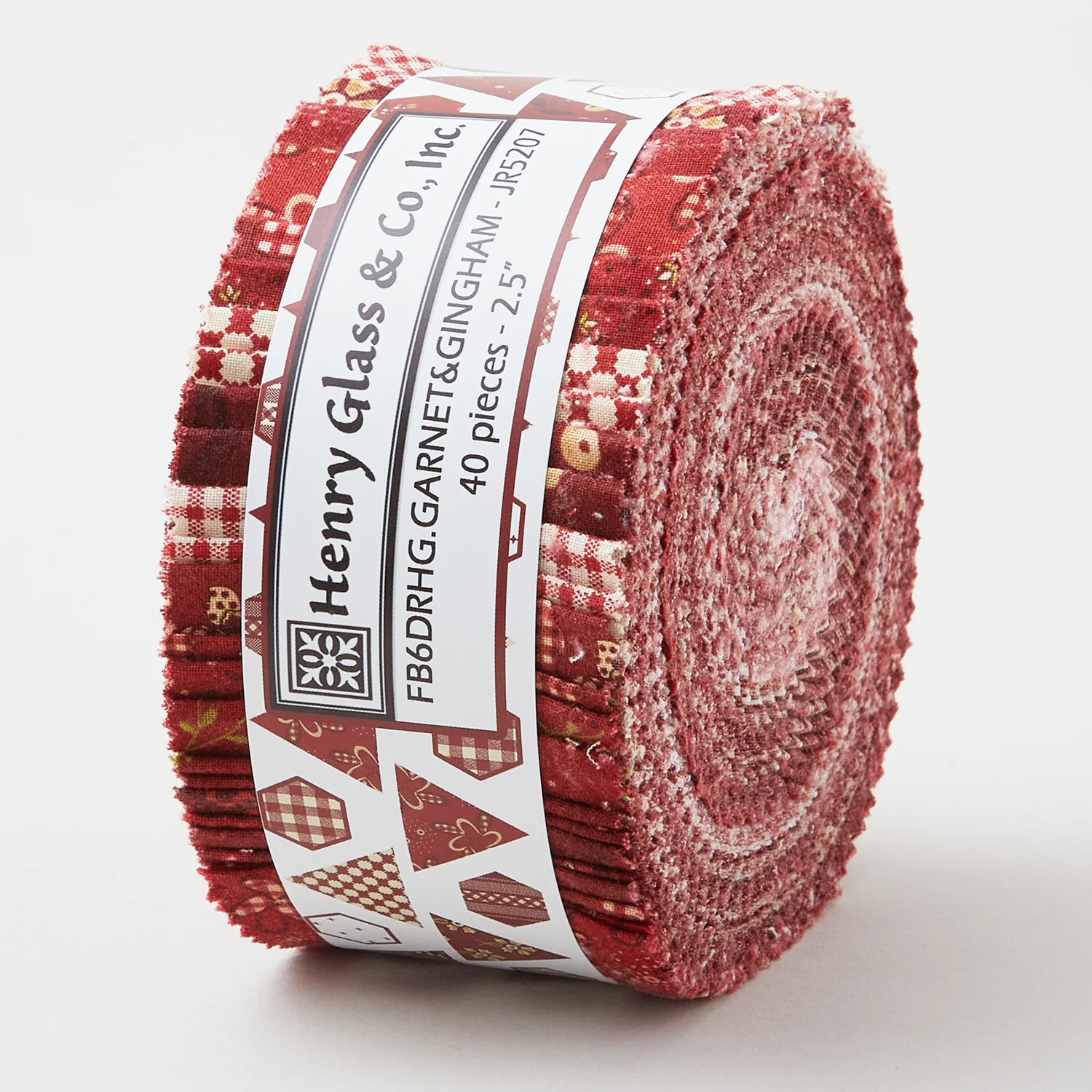Garnets and Gingham 2 1/2" Strips - Image 2