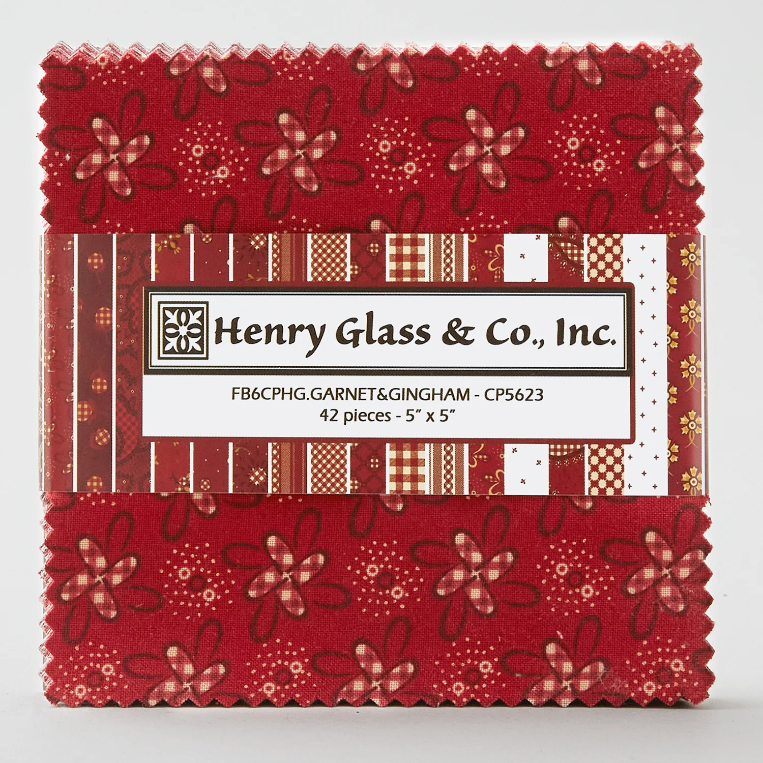 Garnets and Gingham Charm Pack - Image 2