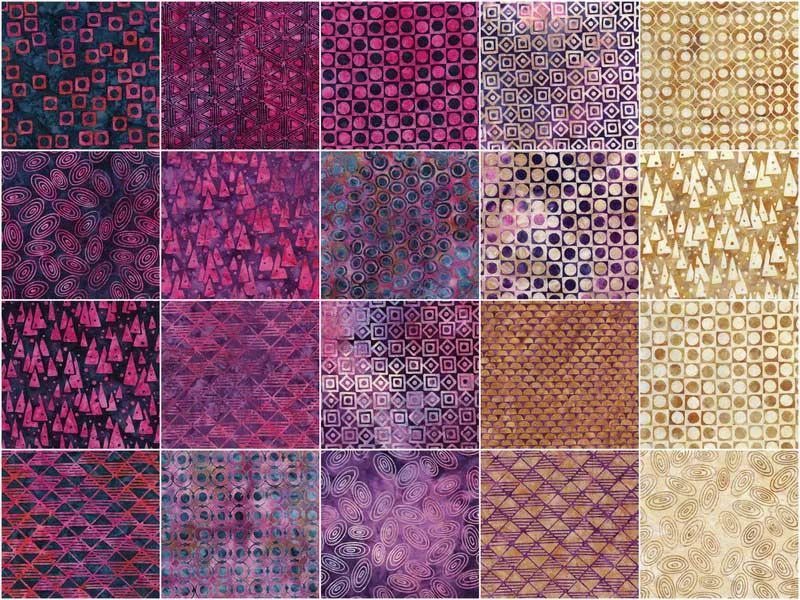 Geometric Symphony Batiks Favorites Stacks - Image 3