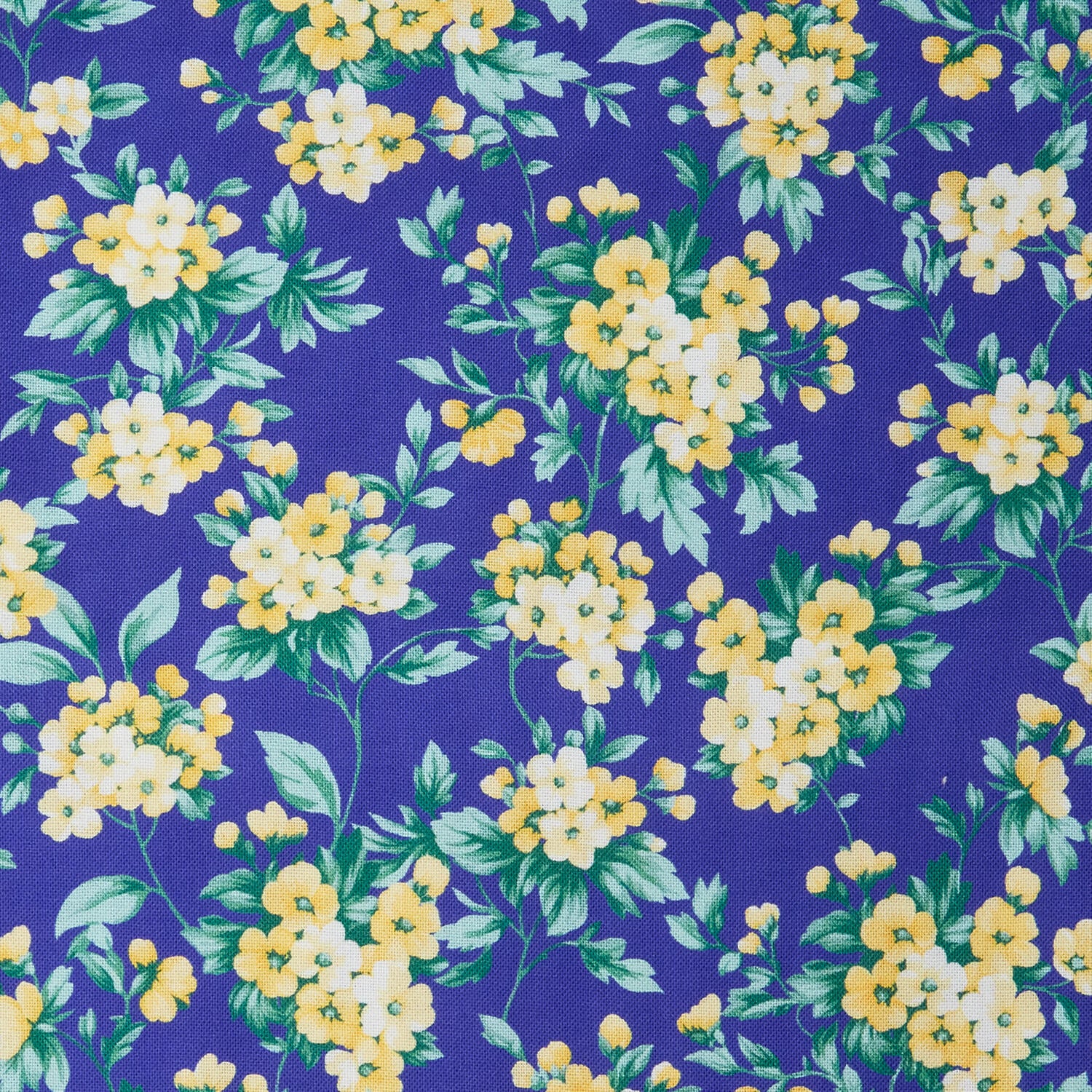 Georgette - Blueberry Small Bouquets 2 Yard Cut - Image 2