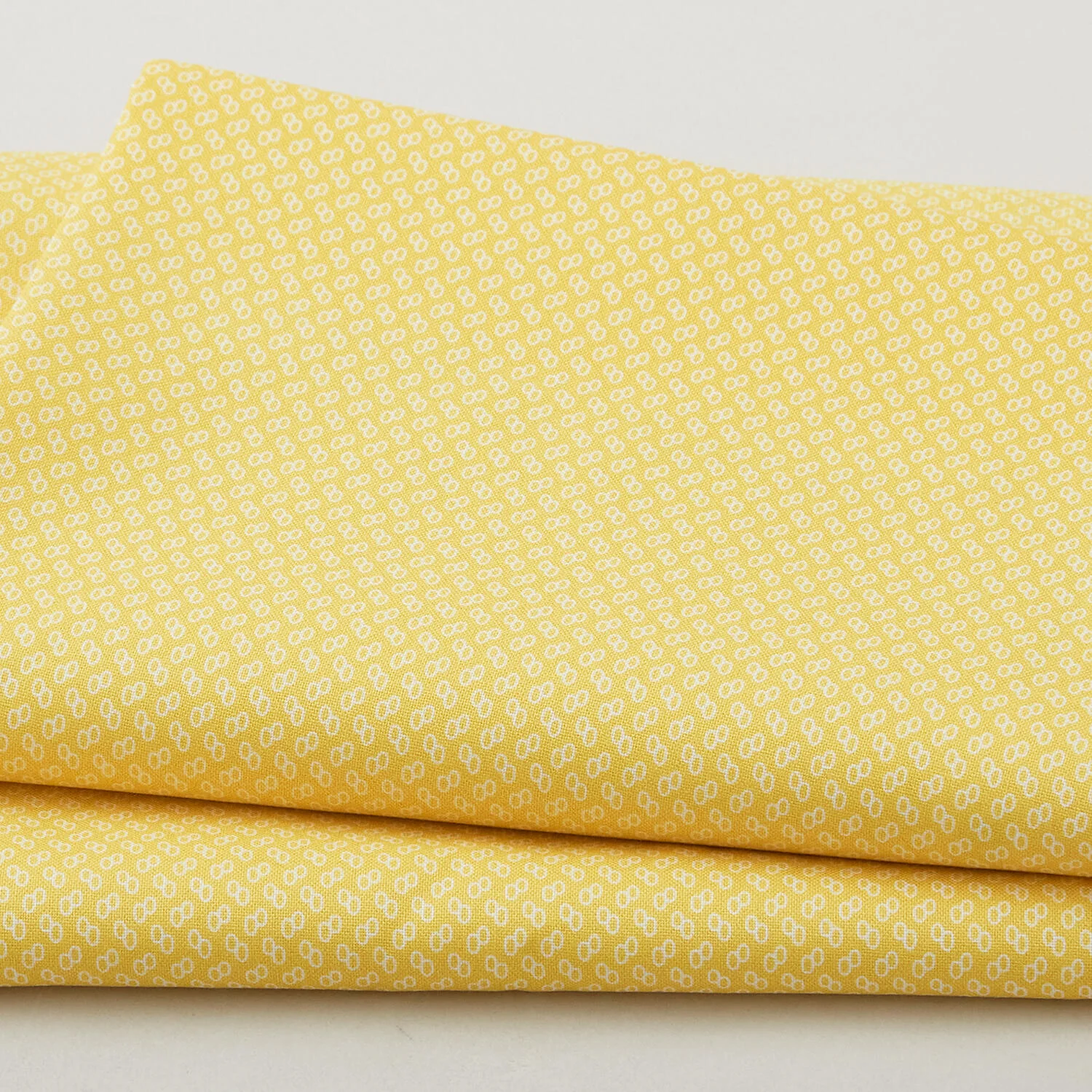 Georgette - Sunshine Linked Ovals 2 Yard Cut