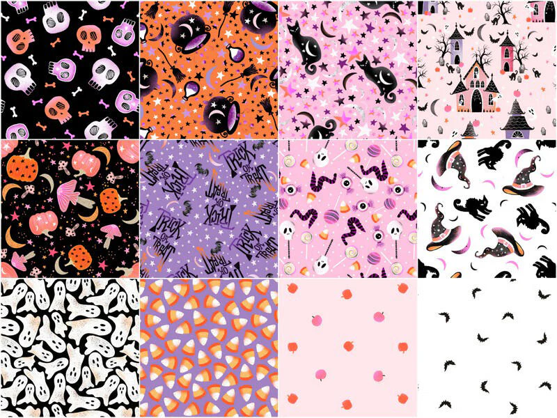 Ghostly Greetings Fat Quarter Bundle - Image 3