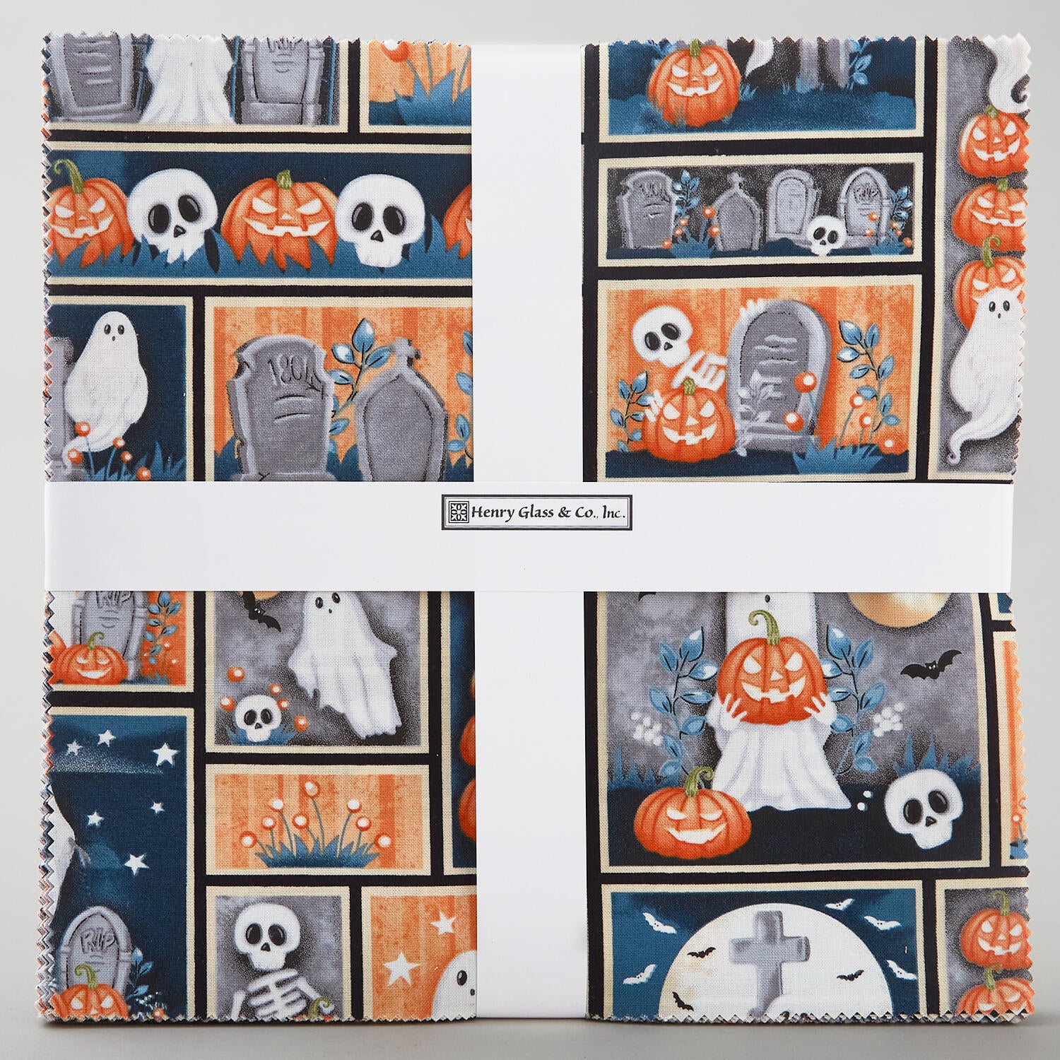 Ghosts in the Graveyard Glow in the Dark 10" Squares - Image 2