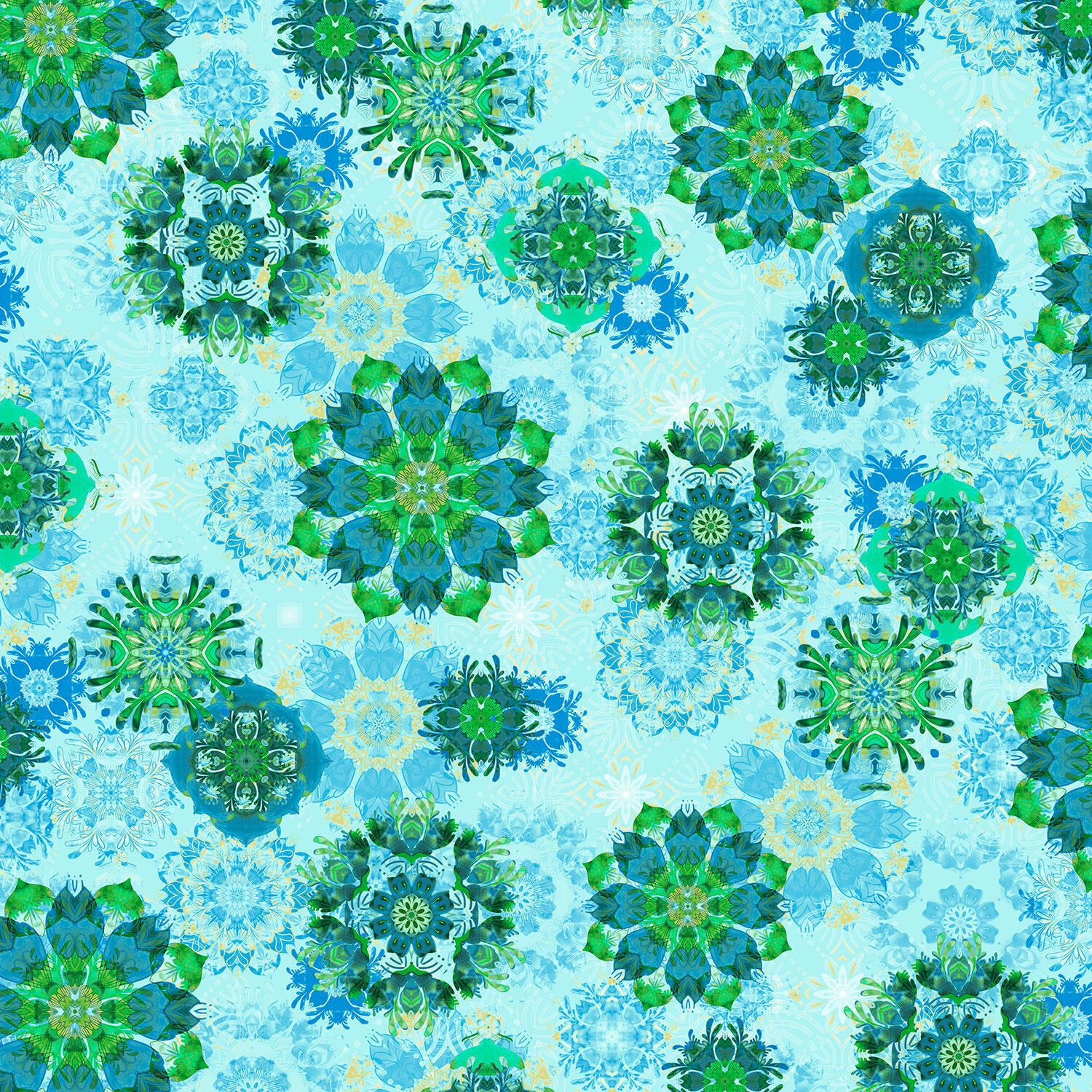 Giverny Favorites - Pond Medallion 2 Yard Cut - Image 2