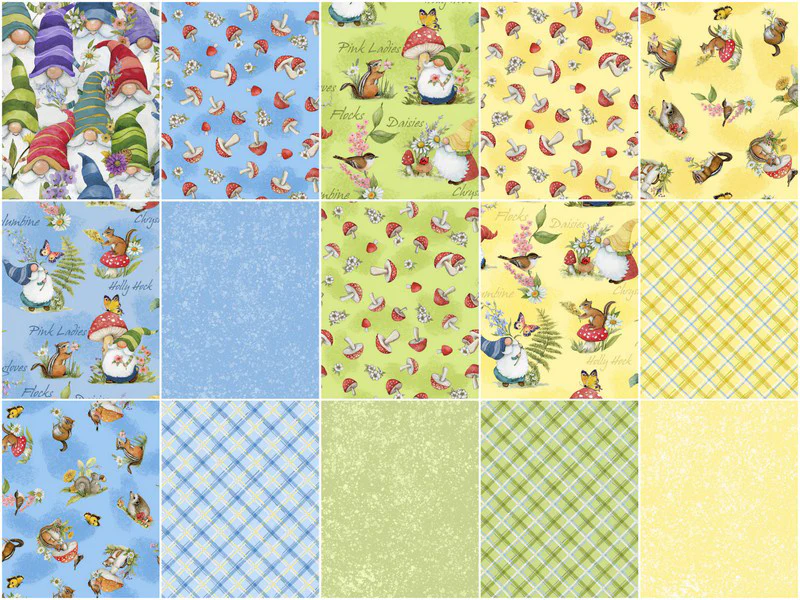 Gnome-Grown Fat Quarter Crystals - Image 3