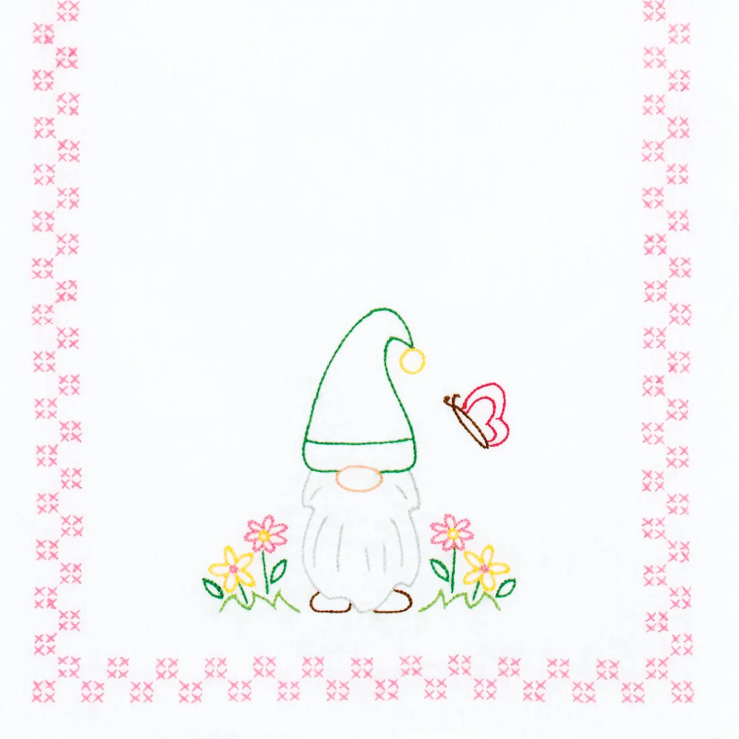 Gnomes Embroidery Table Runner - Image 2
