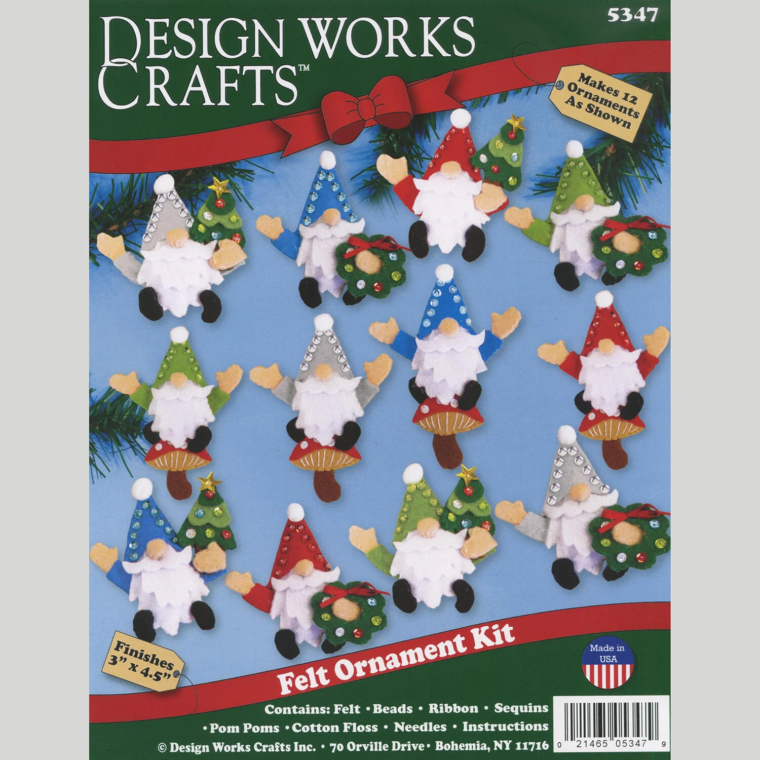 Gnomes Felt Ornaments Kit - Image 3