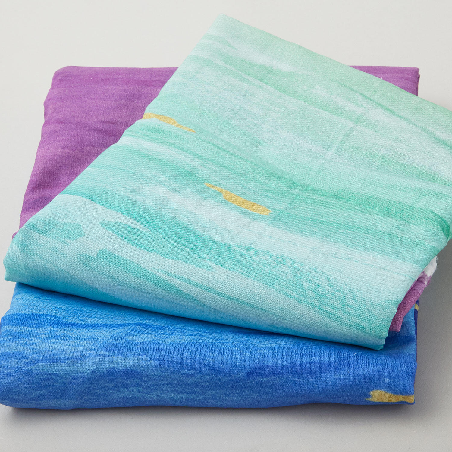 Go With The Flow 108" - Watercolor Ombre Rainbow 3 Yard Cut