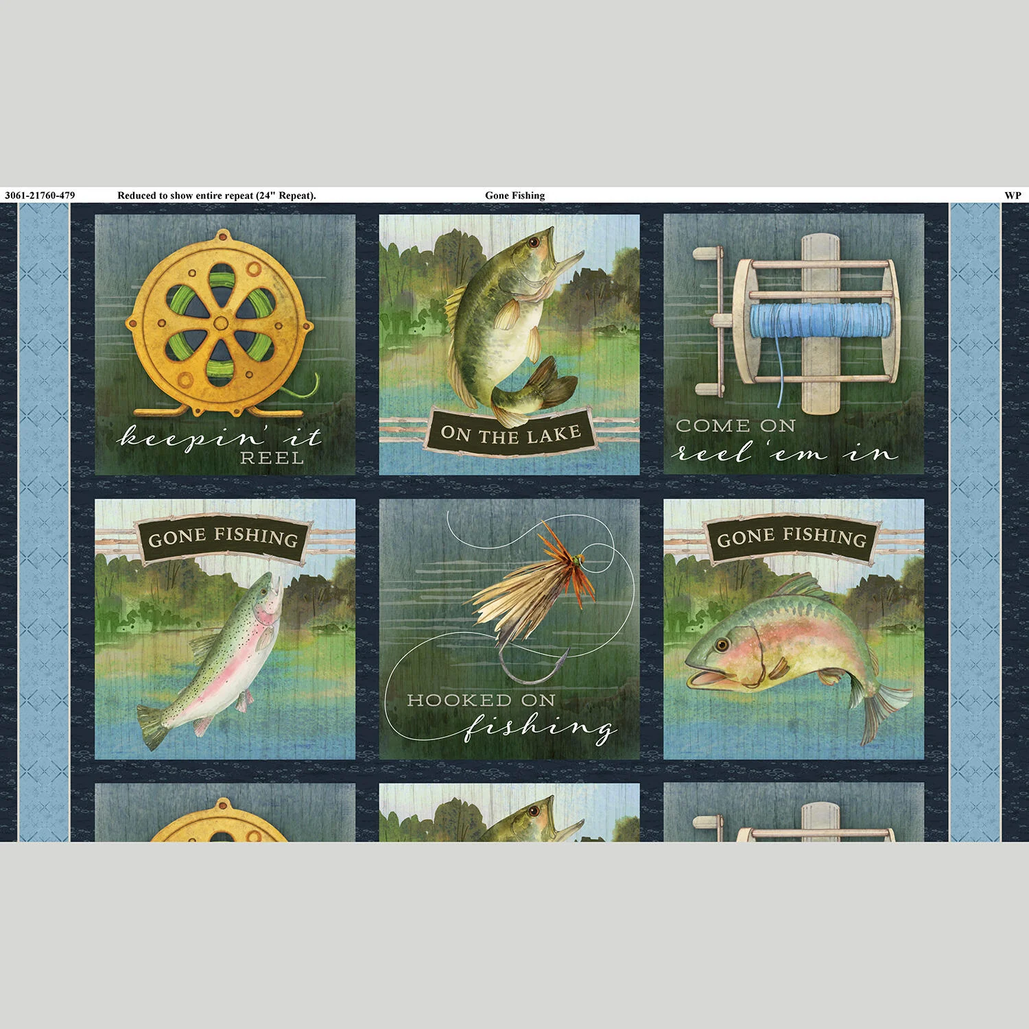 Gone Fishing - Fish Craft Multi Panel