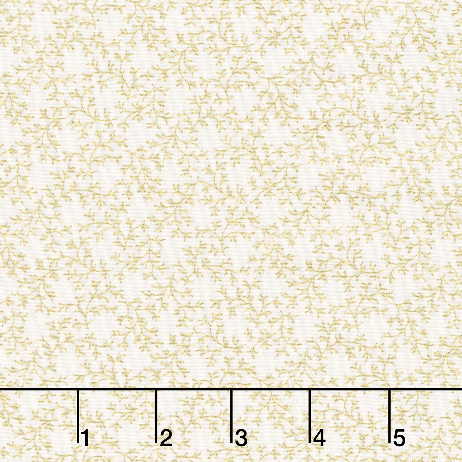 Grand Entrance - Lace Leaf Metallic Cream/Gold Yardage
