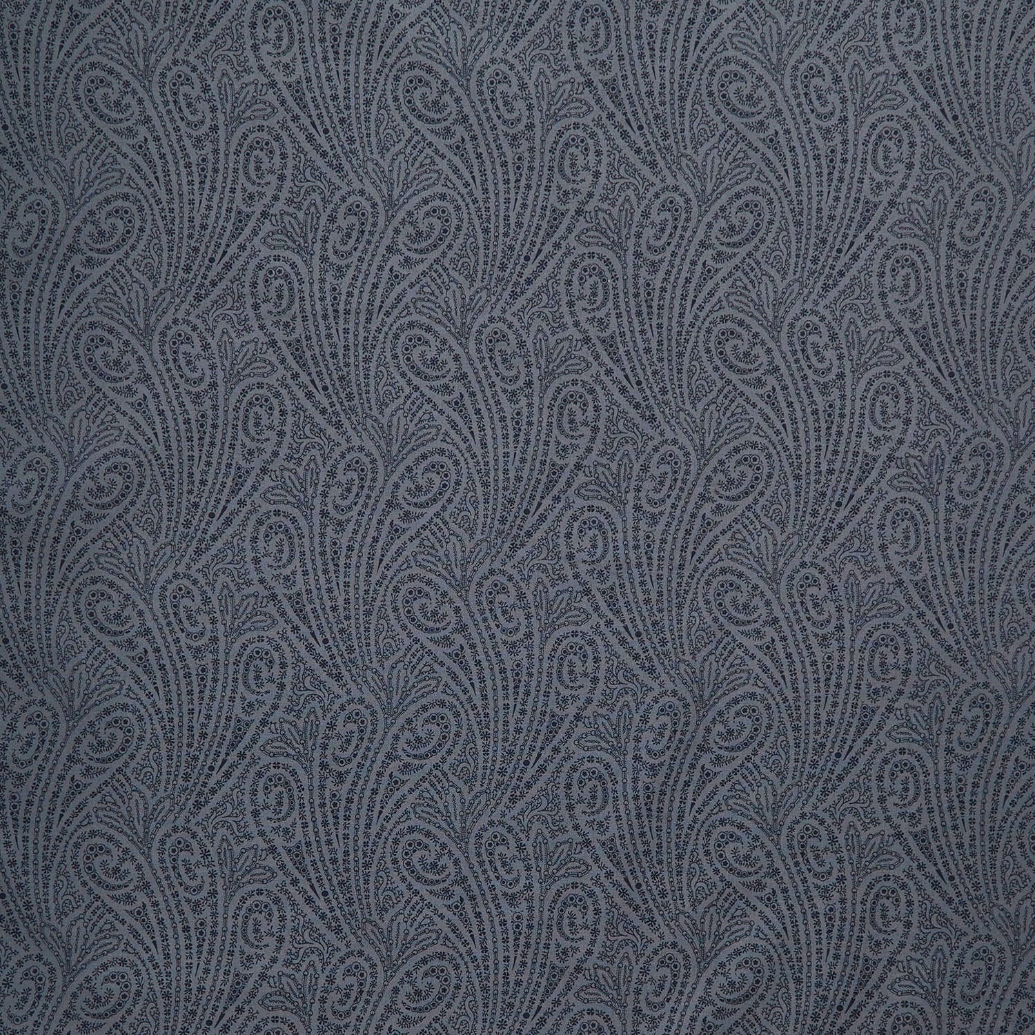 Grand Paisley - Grand Paisley Pewter Yardage