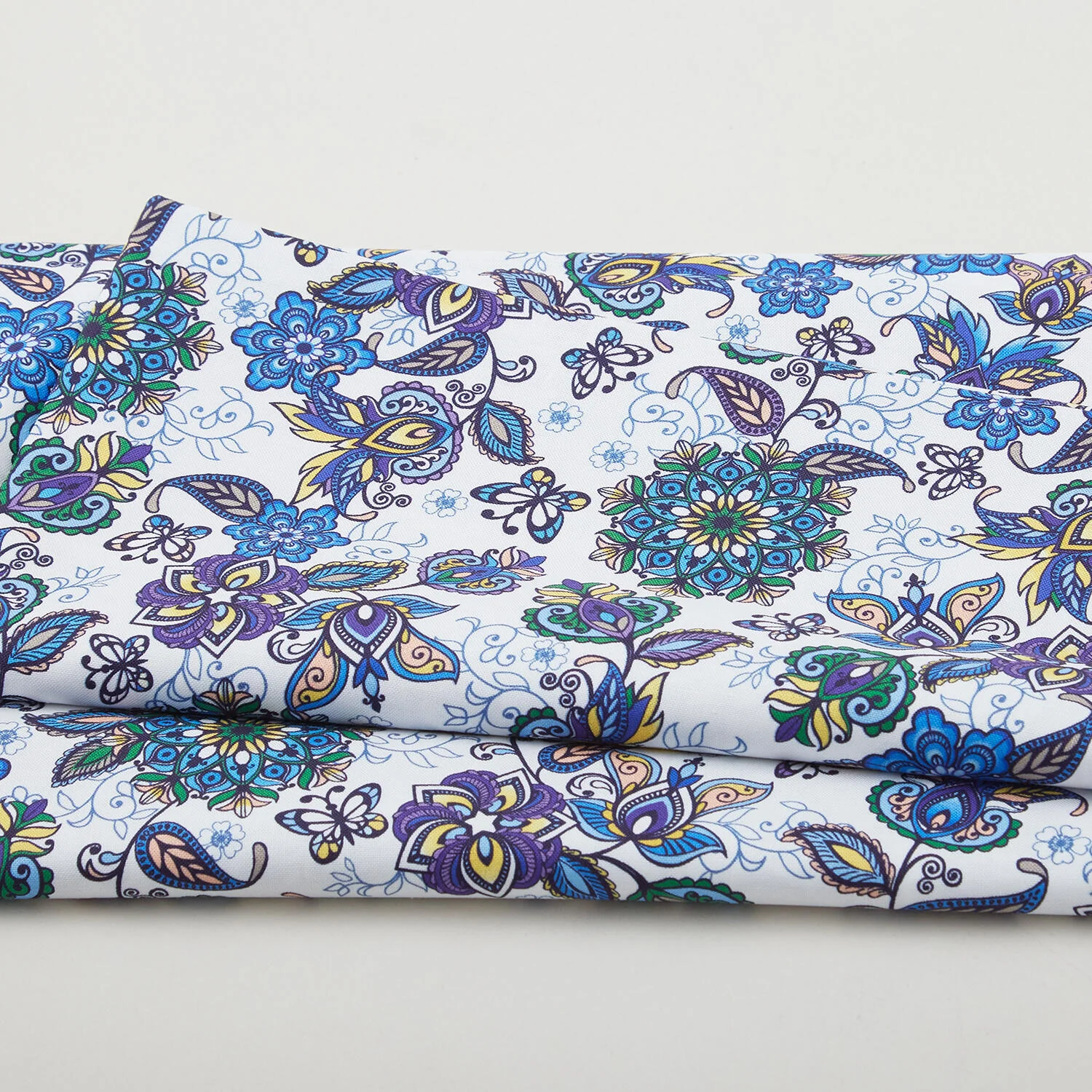 Gratitude and Grace - Good Friends Blue 2 Yard Cut