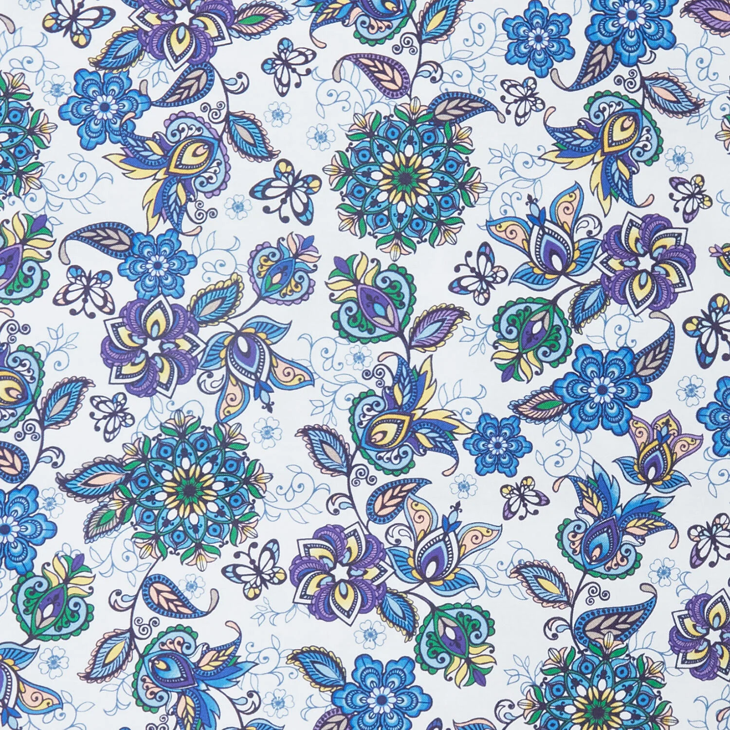 Gratitude and Grace - Good Friends Blue 2 Yard Cut - Image 2