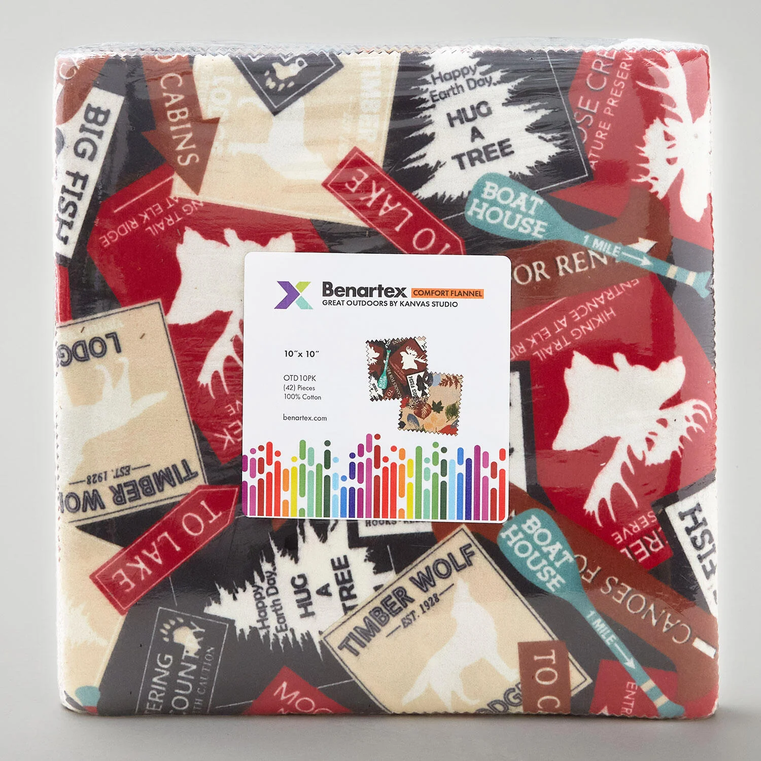 Great Outdoors Flannel Favorites 10" Squares - Image 2