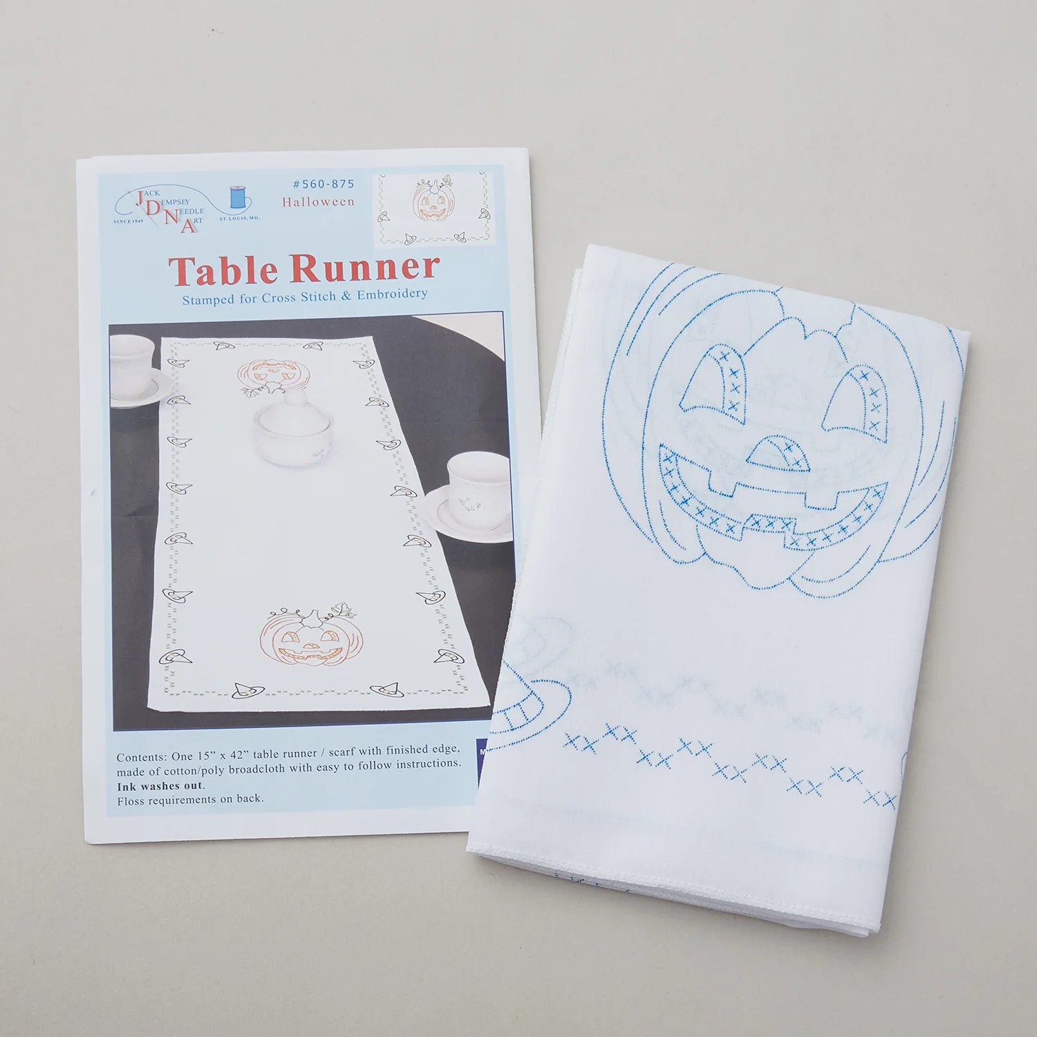 Halloween Embroidery Table Runner Kit - Image 4