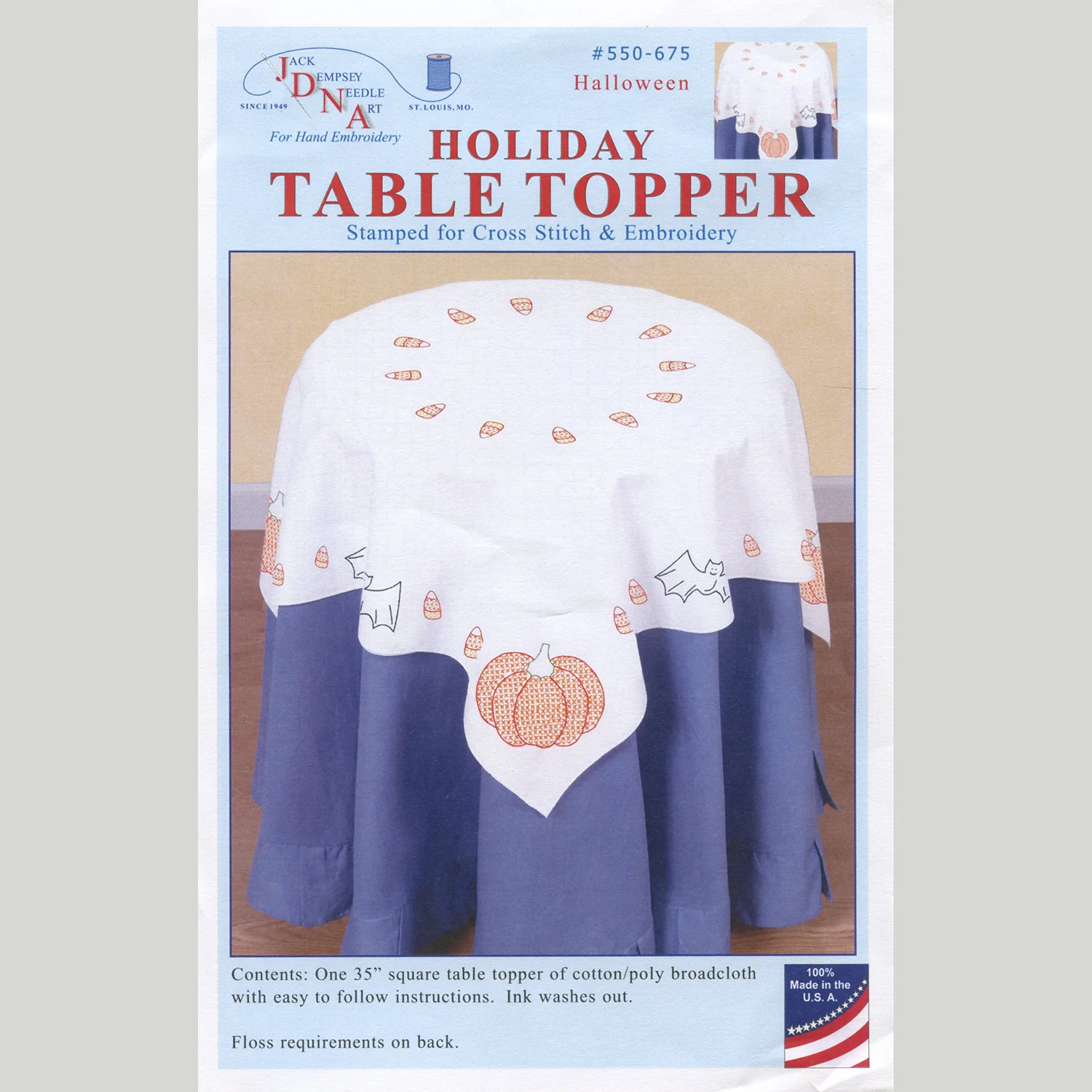 Halloween Embroidery Table Topper Kit - Image 4