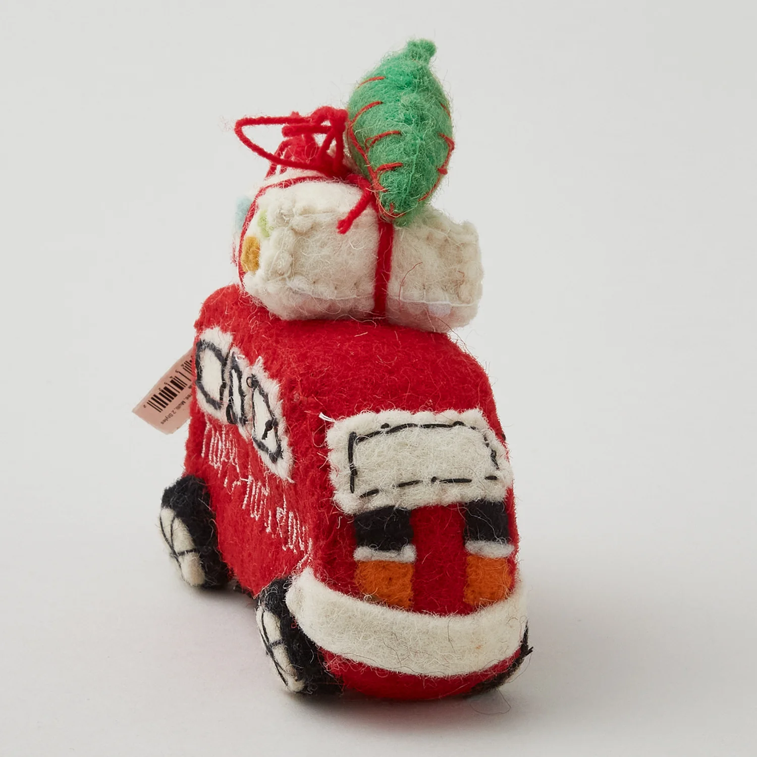 Handmade Wool Felt Van/Car Ornament w/ Appliqué & Embroidery - Assorted - Image 2