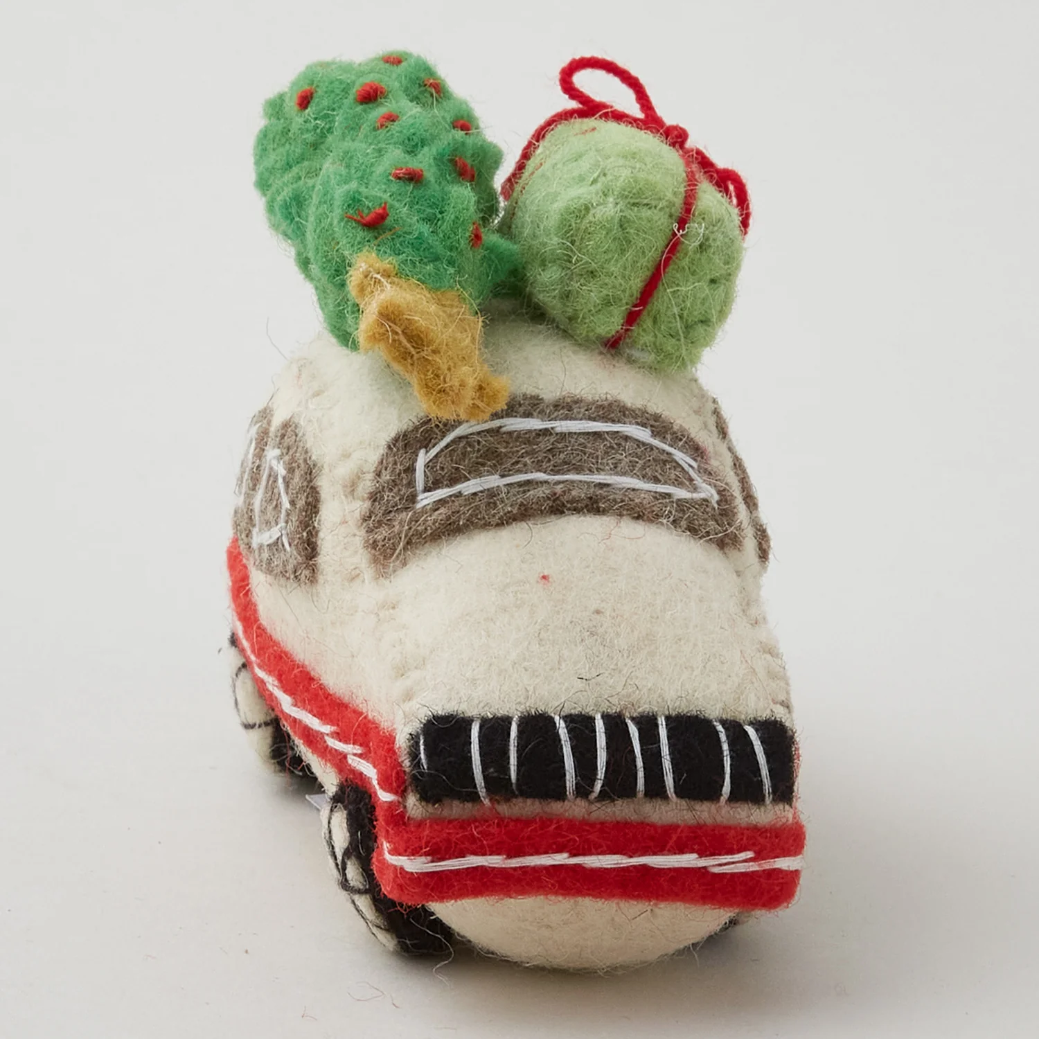 Handmade Wool Felt Van/Car Ornament w/ Appliqué & Embroidery - Assorted - Image 4