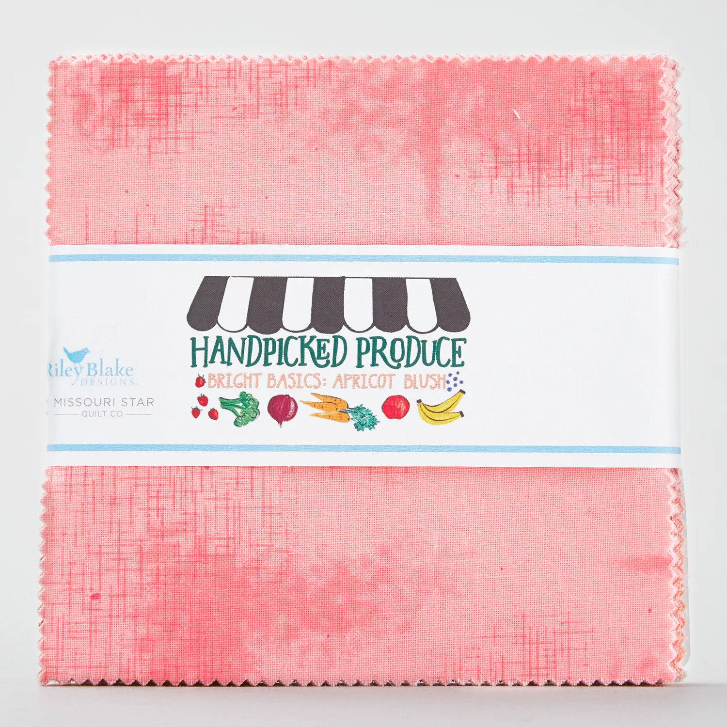 Handpicked Produce - Bright Basics Apricot Blush 5" Stackers 24 pcs. - Image 2