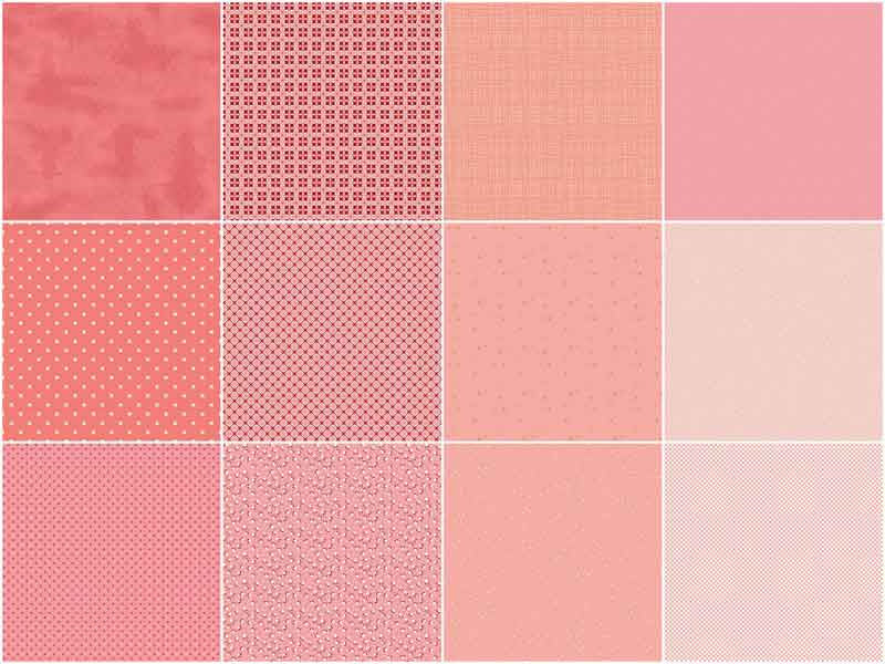 Handpicked Produce - Bright Basics Apricot Blush 5" Stackers 24 pcs. - Image 3