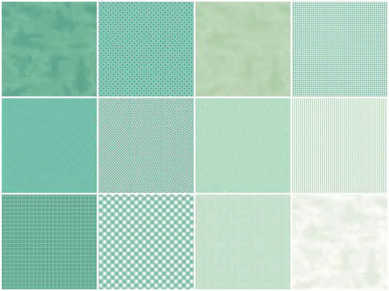 Handpicked Produce - Bright Basics Mint Julep Rolie Polie 24 pcs. - Image 3