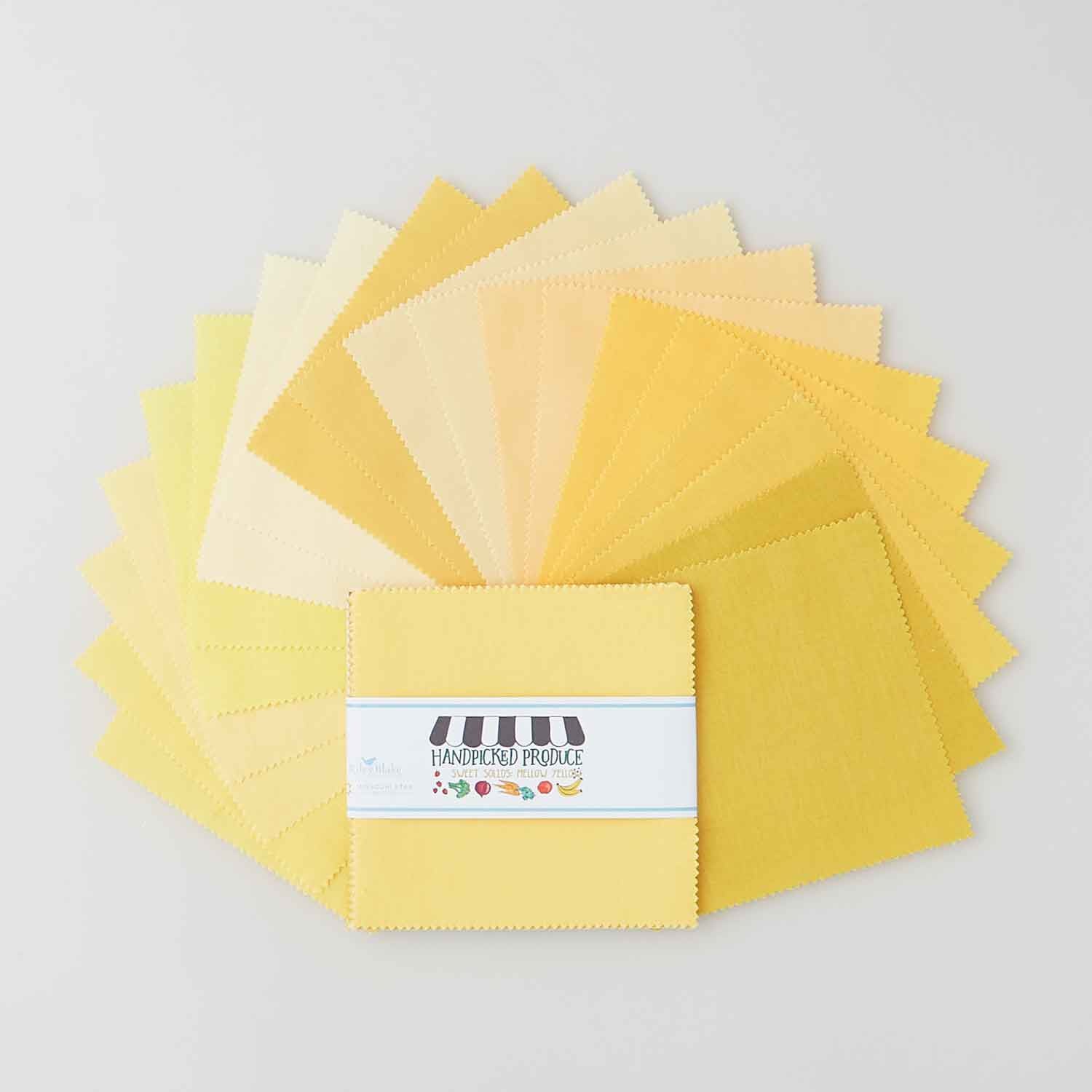 Handpicked Produce - Sweet Solids Mellow Yellow 5" Stackers 20 pcs.