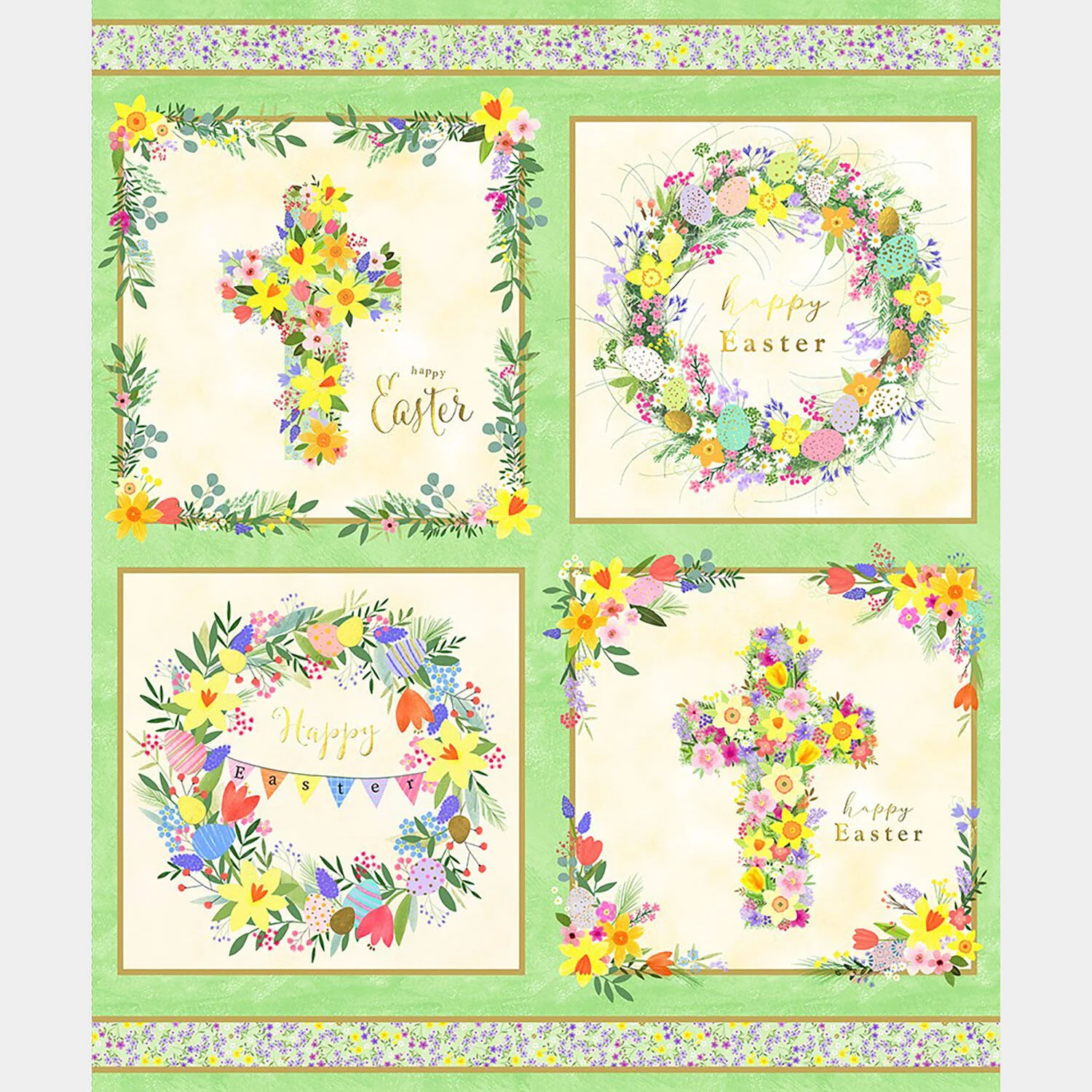 Happy Easter Fat Quarter Bundle - Image 4