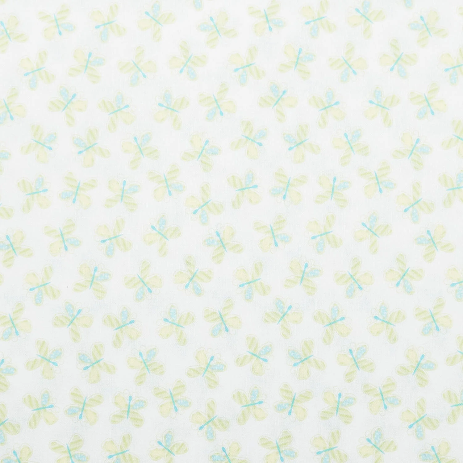 Happy Heart - Butterflies Lime/Multi 2 Yard Cut - Image 2
