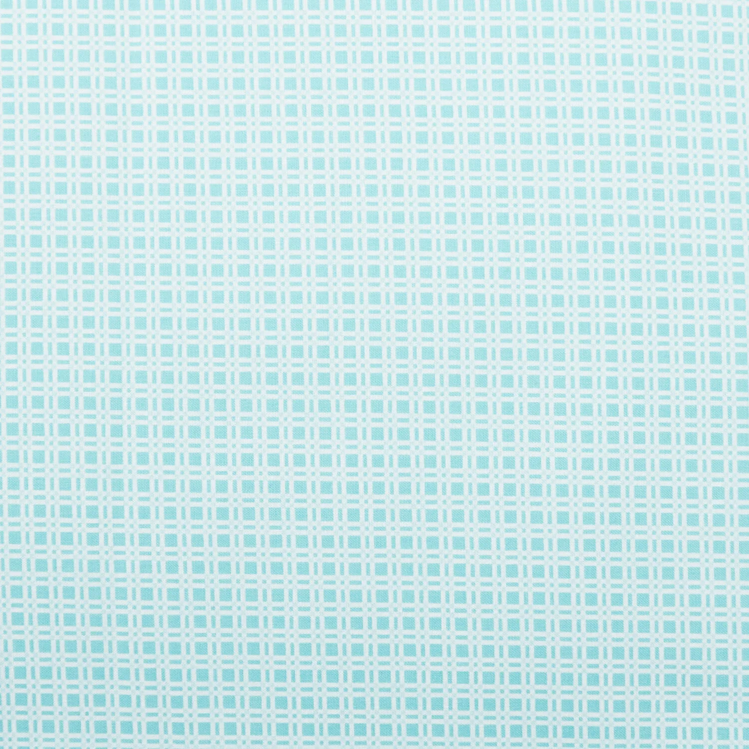Happy Heart - Grid Turquoise 2 Yard Cut - Image 2