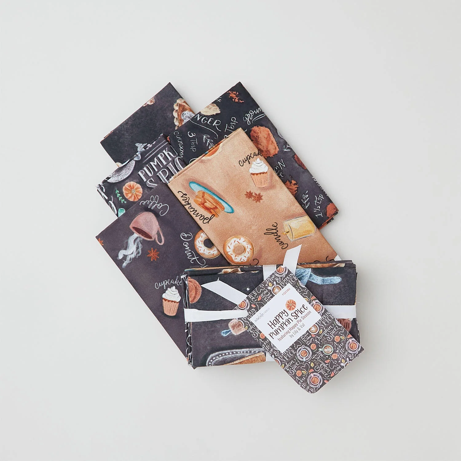 Happy Pumpkin Spice Fat Quarter Bundle - 5 Pc