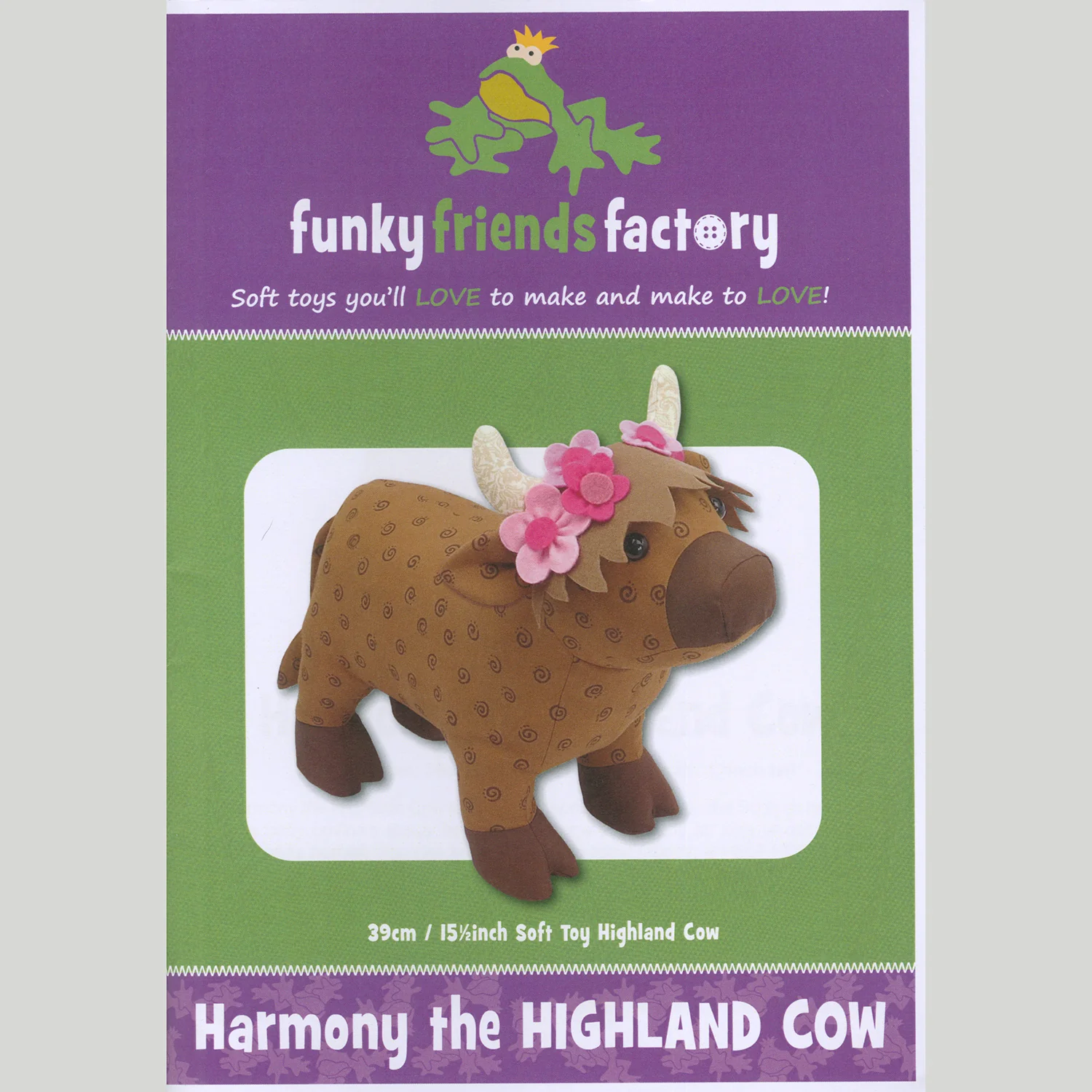 Harmony The Highland Cow Pattern