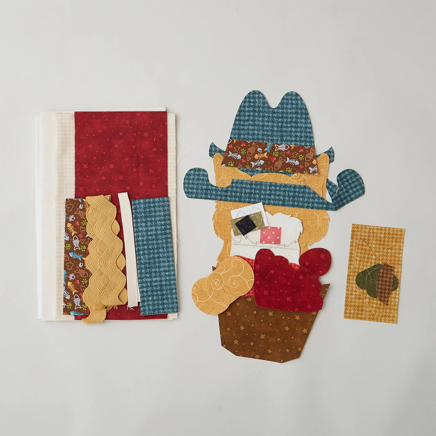 Hat on a Cat Door Banner Kit - Fall - Image 2