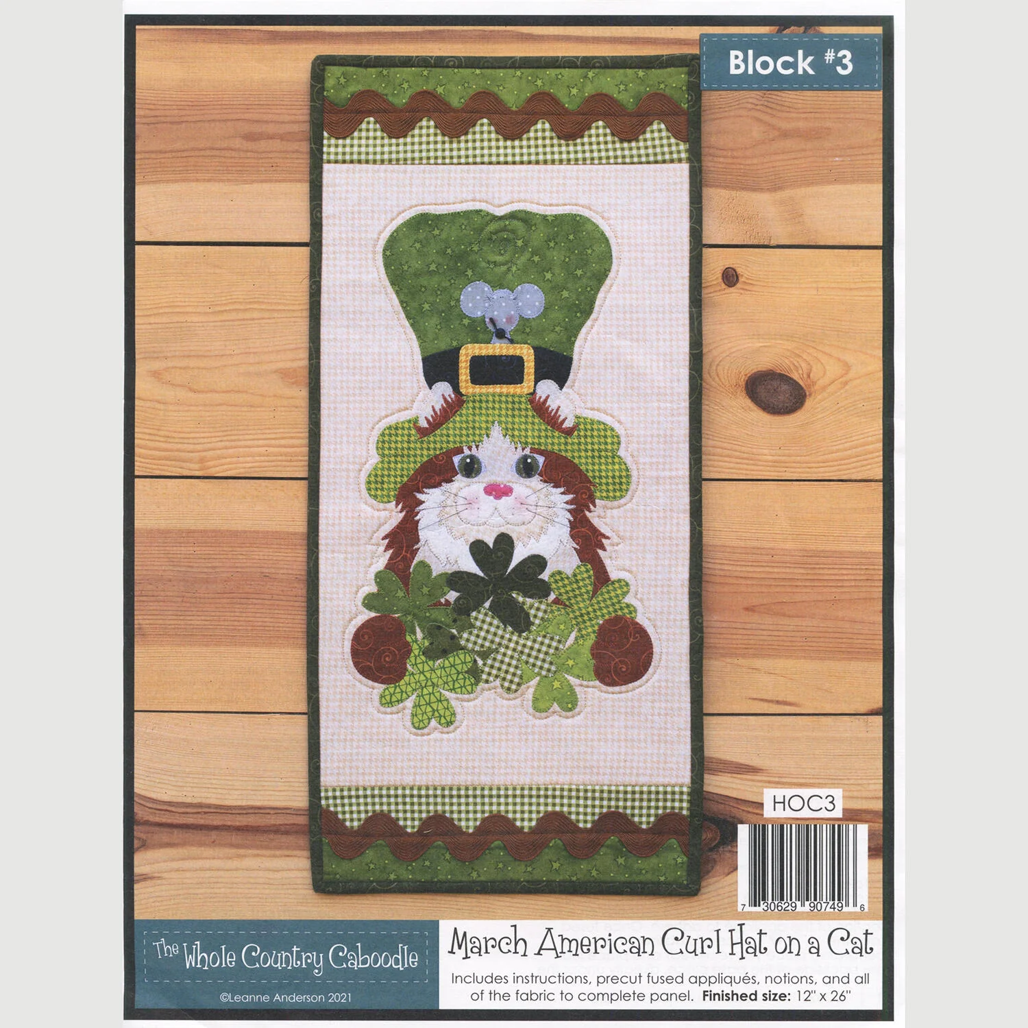 Hat on a Cat Door Banner Kit - St. Patrick's Day - Image 3