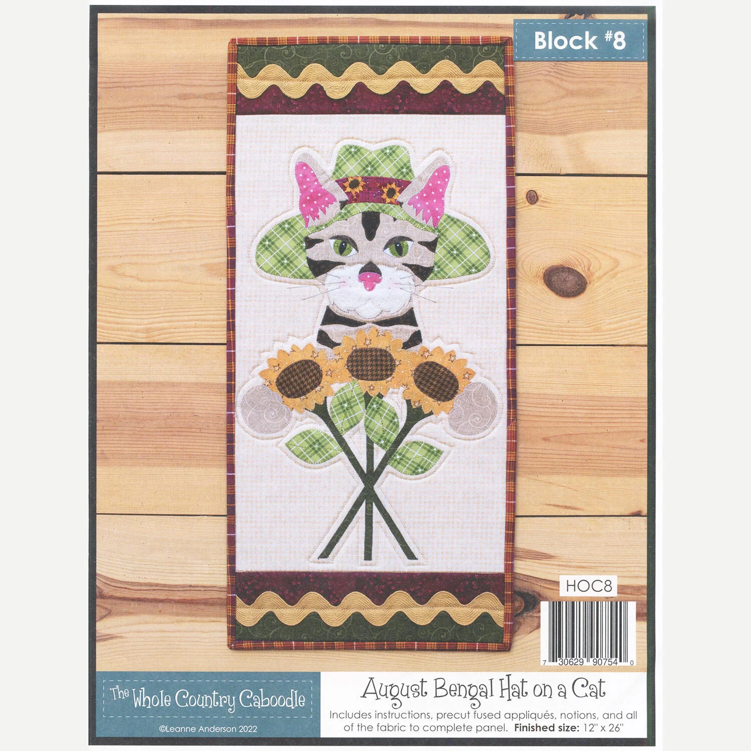 Hat on a Cat Door Banner Kit - Sunflowers - Image 3
