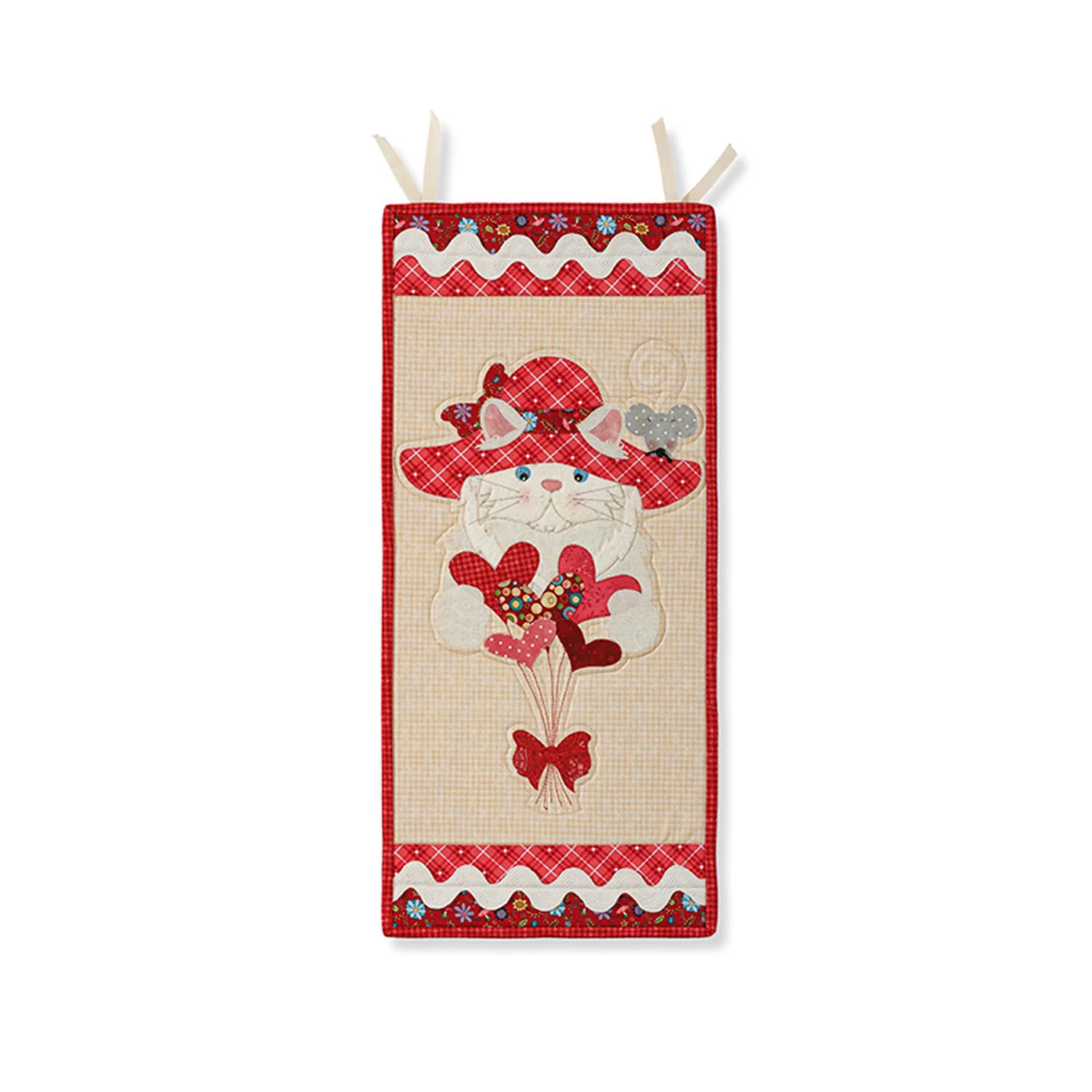 Hat on a Cat Door Banner Kit - Valentine's