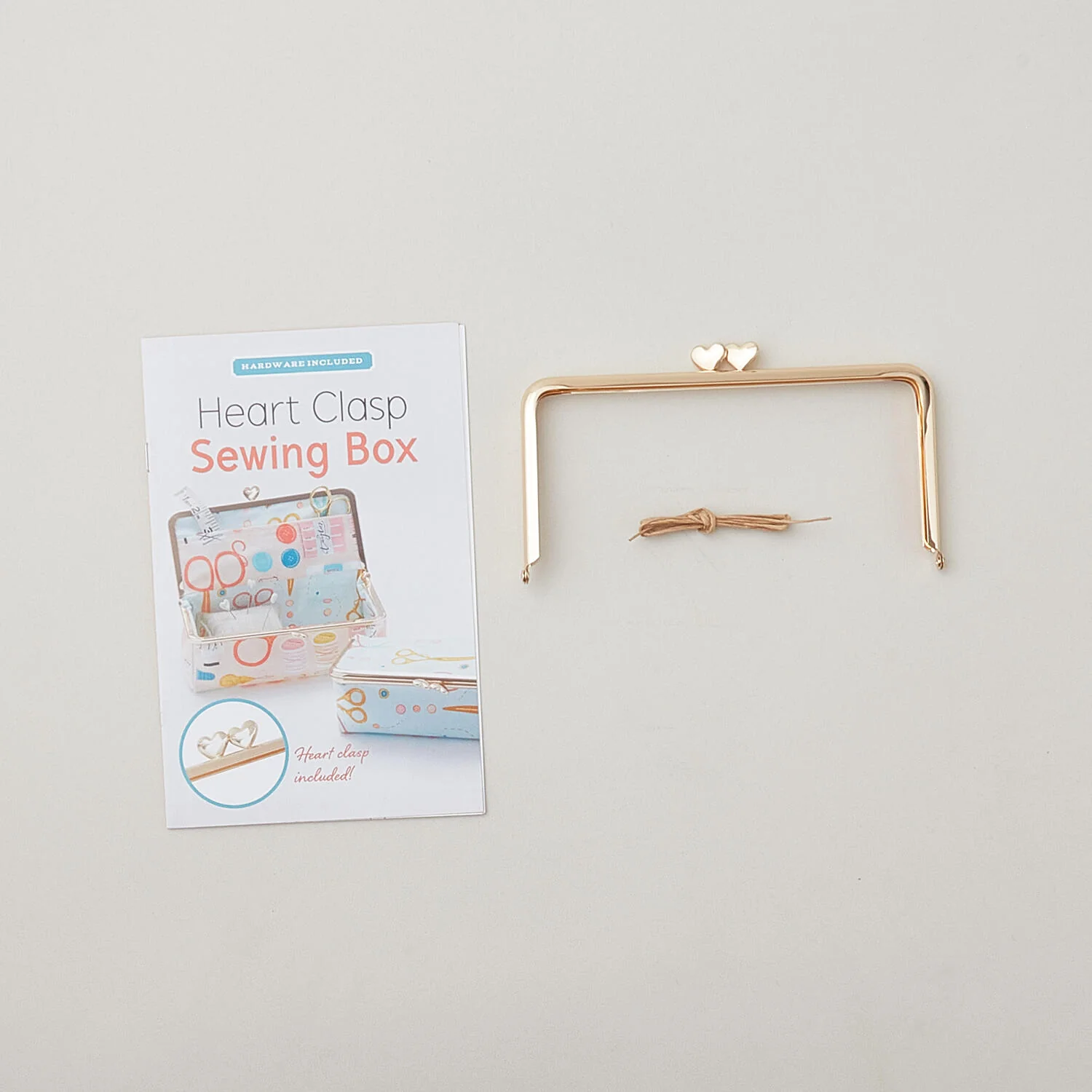 Heart Clasp Sewing Box Kit