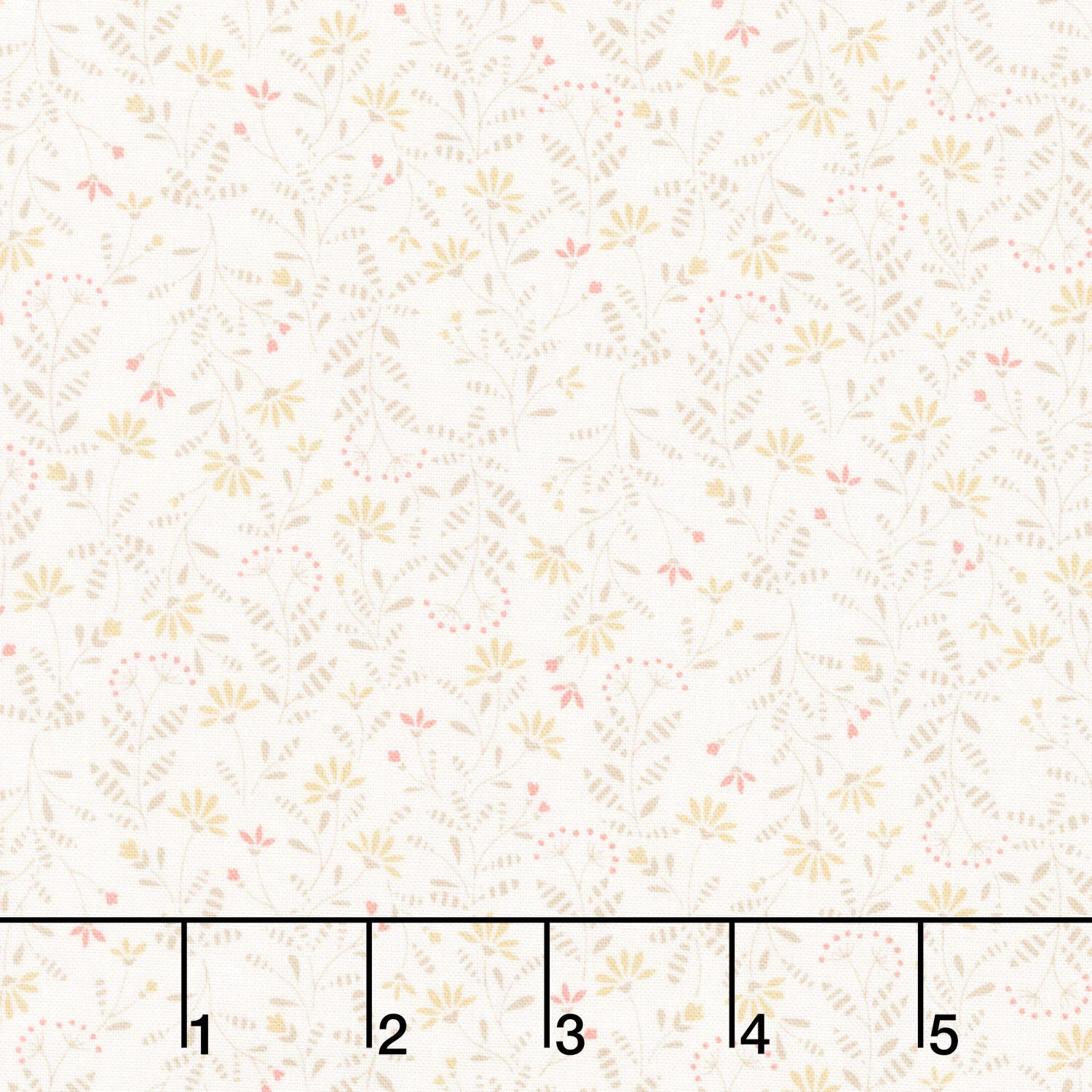 Hearth and Home - Calico Cream Pink Yardage