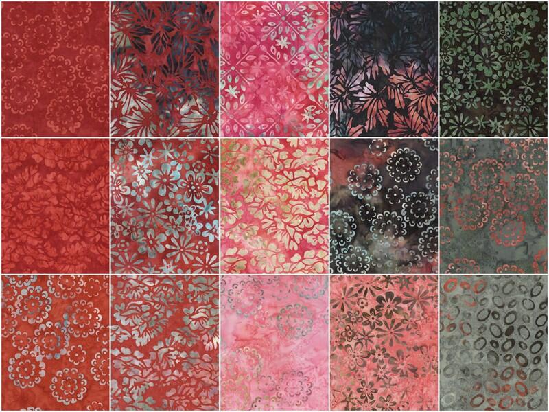 Henna Batiks 2 1/2" Strips - Image 3