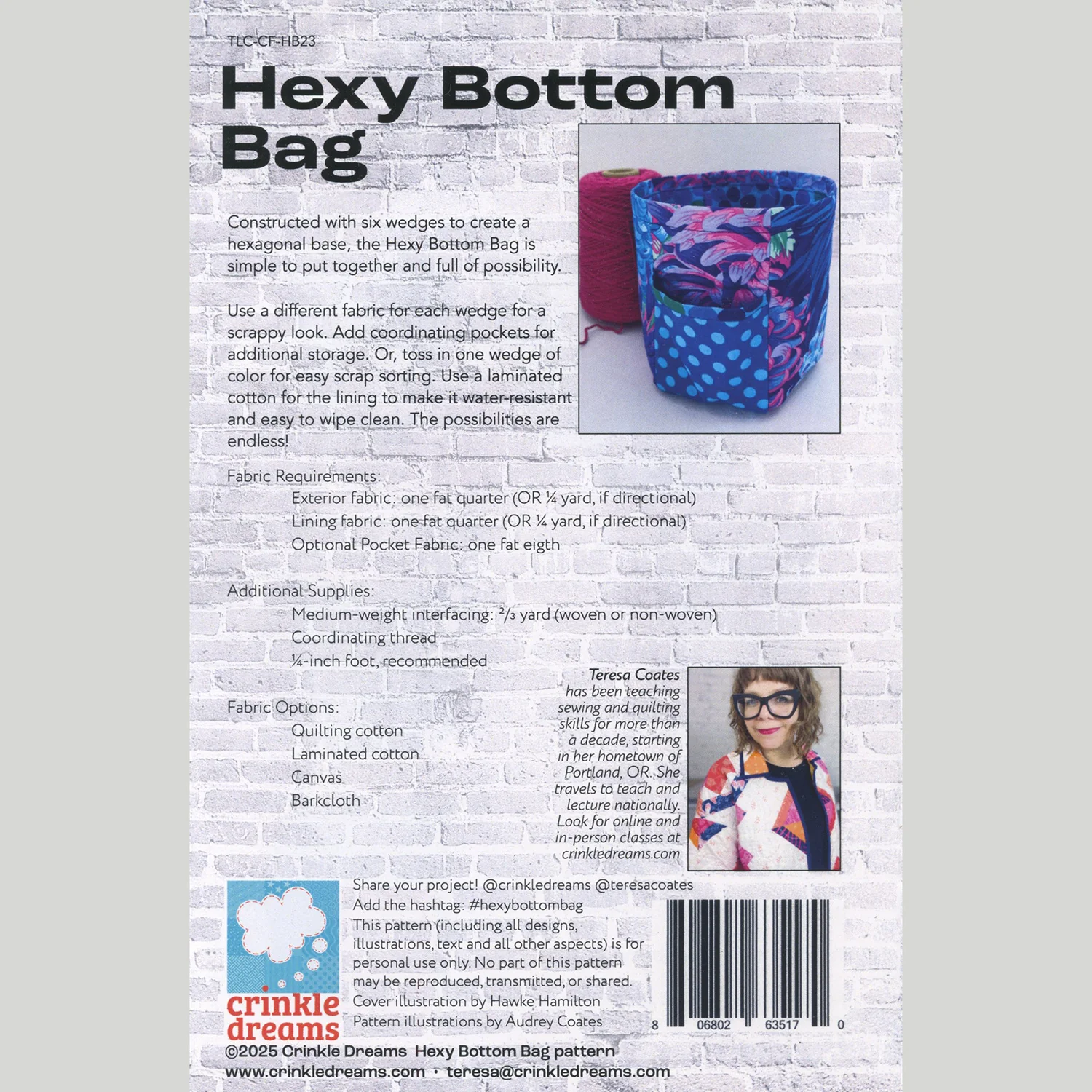 Hexy Bottom Bag Pattern - Image 2
