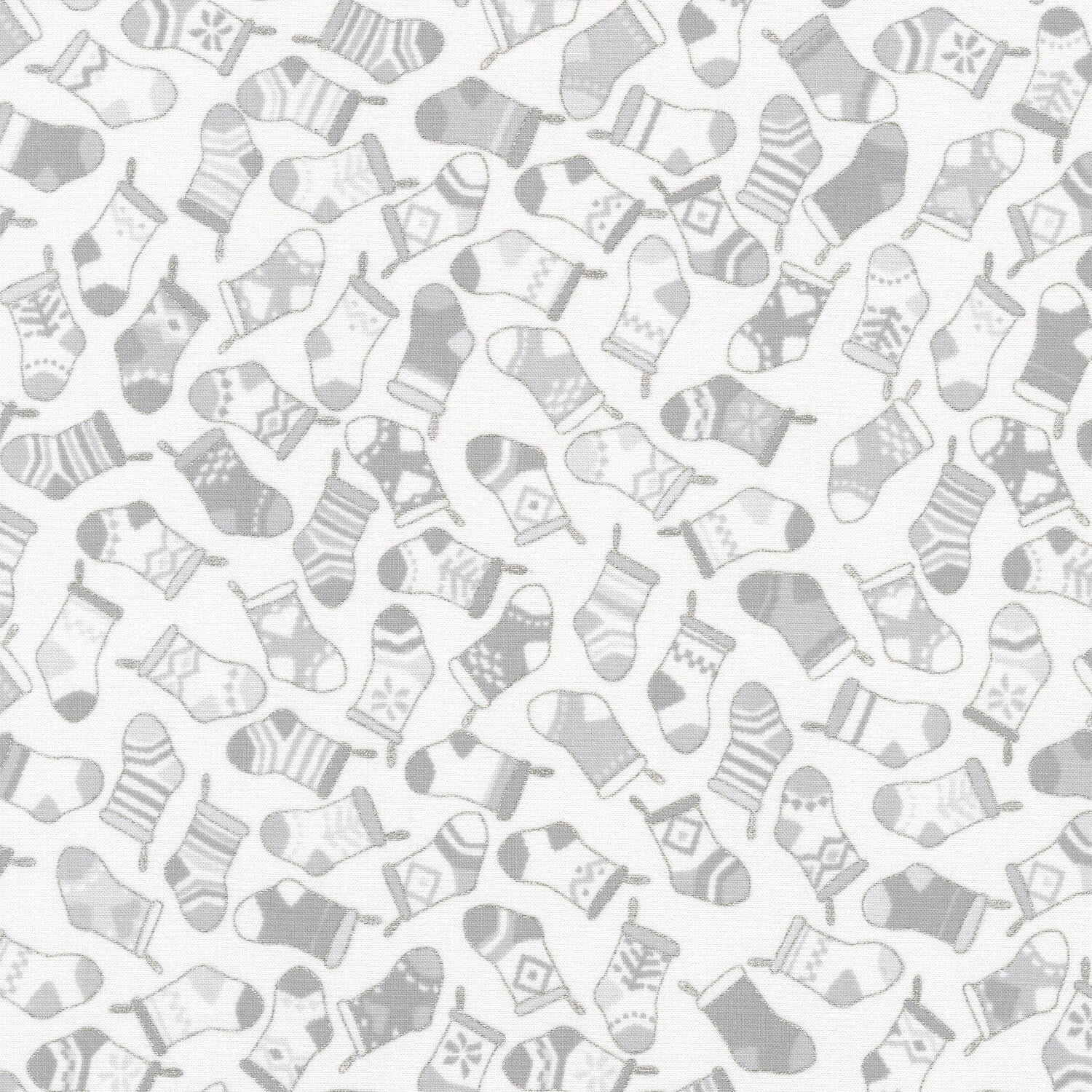 Holiday Charms - Stockings Ice Yardage