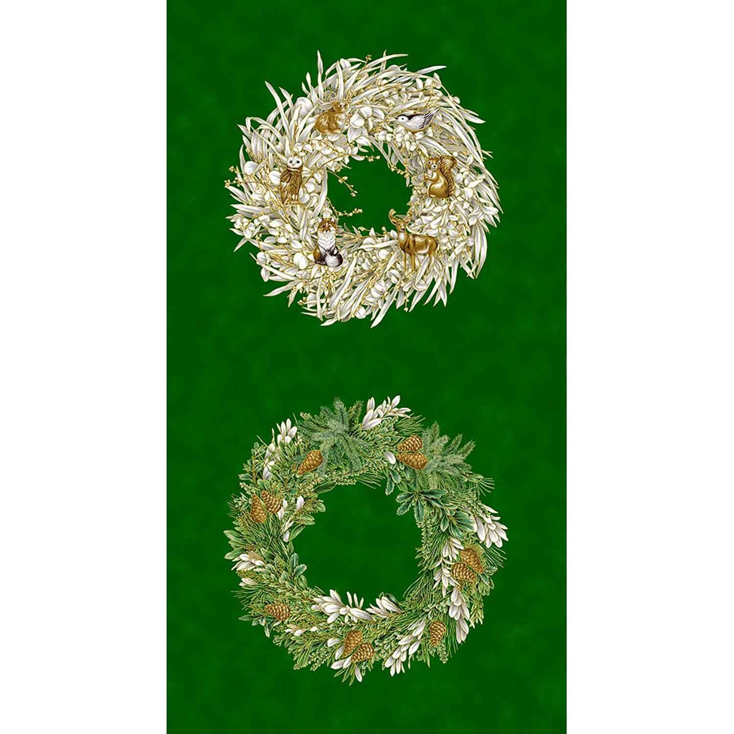 Holiday Flourish - Forest Glen Evergreen Colorstory Metallic Fat Quarter Bundle - Image 5